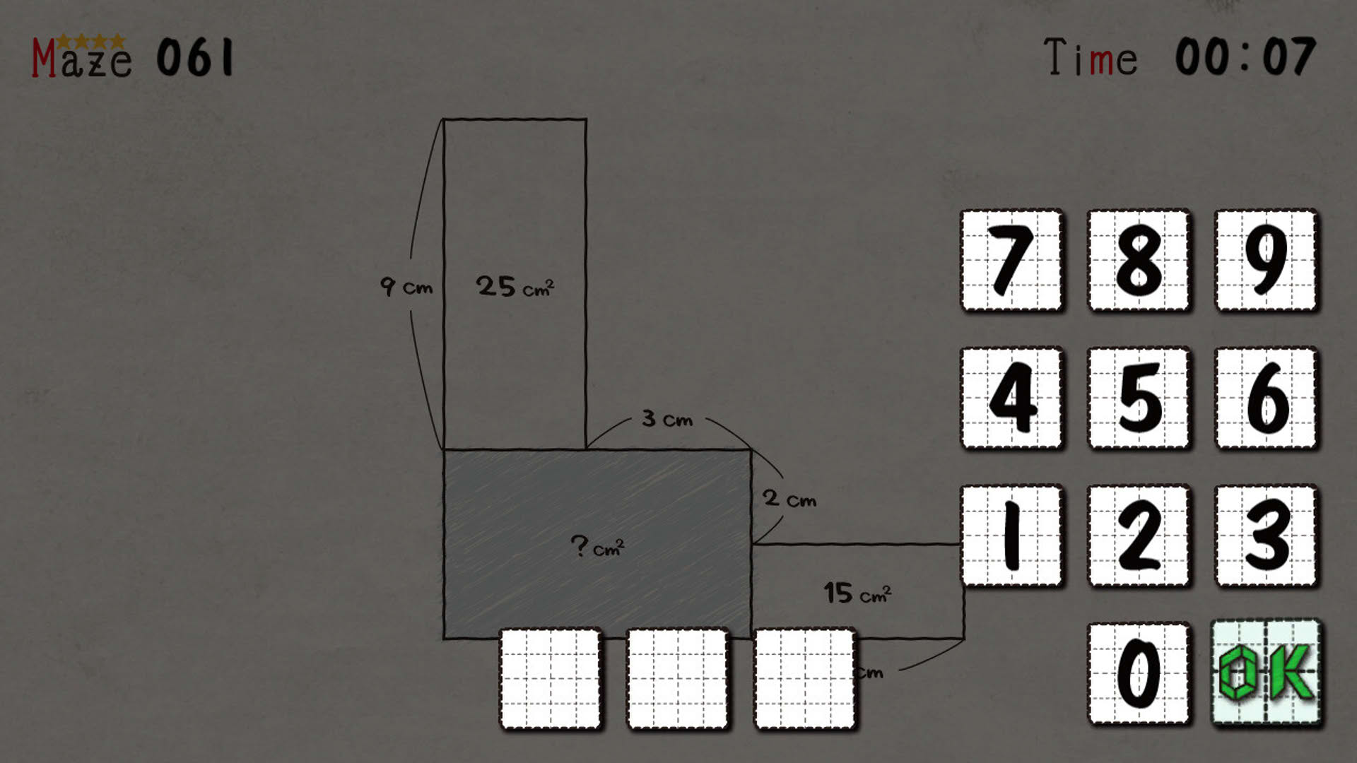Screenshot for Menseki: Area Maze puzzles