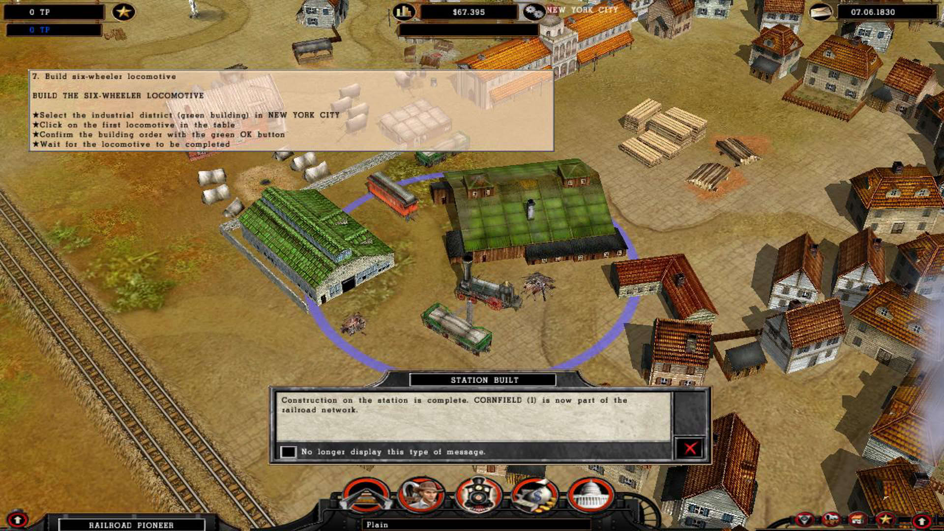 Screenshot for Railroad Pioneer