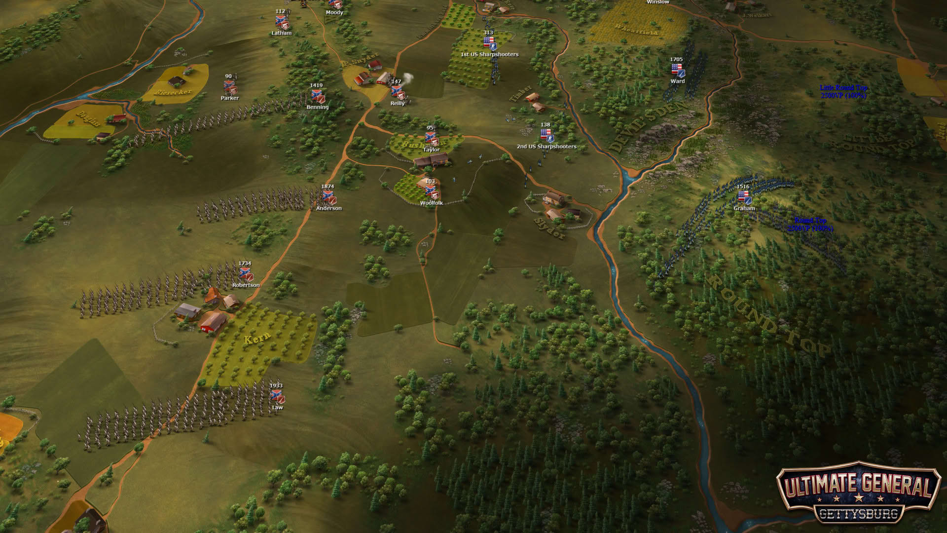 Screenshot for Ultimate General: Gettysburg