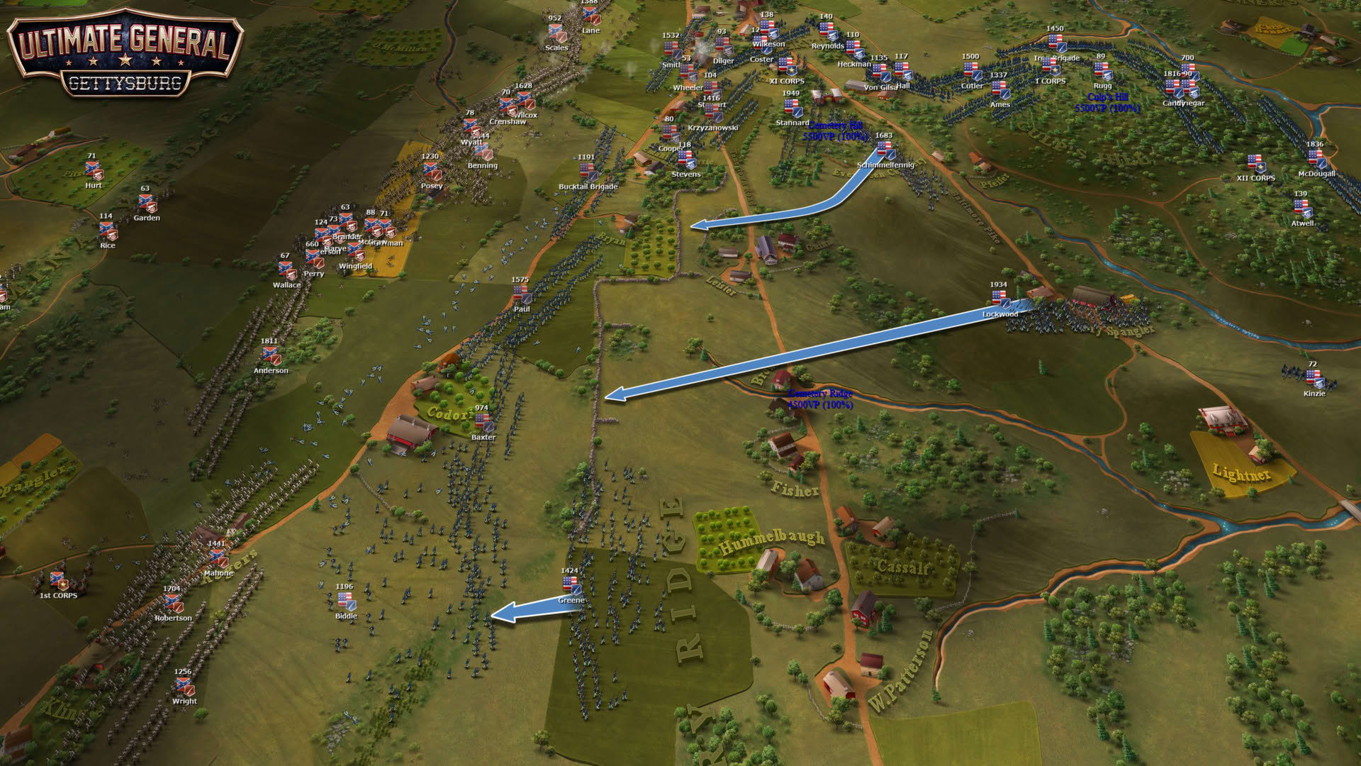 Screenshot for Ultimate General: Gettysburg