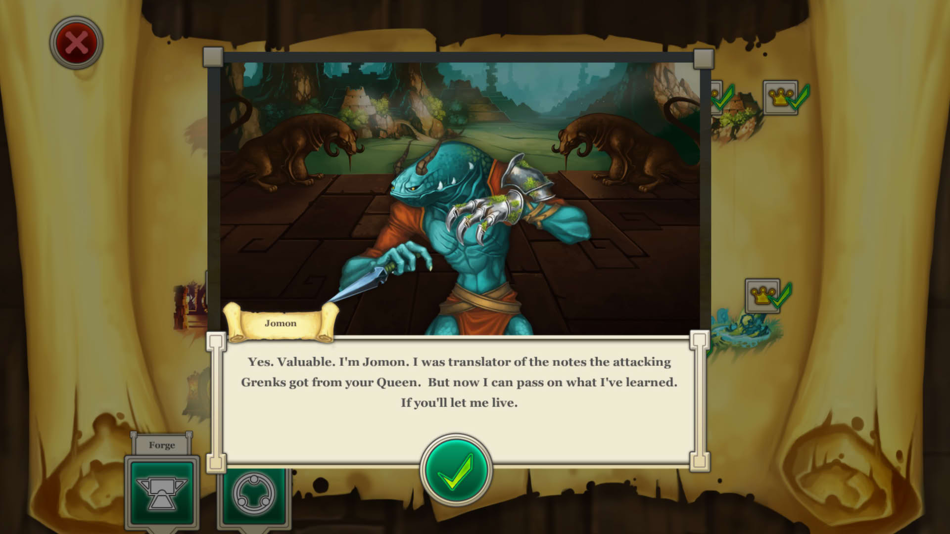 Screenshot for Heroes & Legends: Conquerors of Kolhar