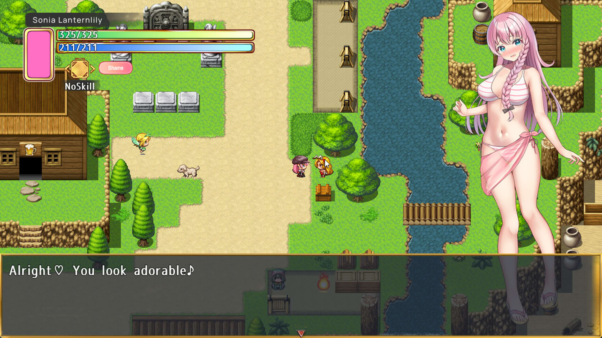 Screenshot for Senpai and the Mysterious Island