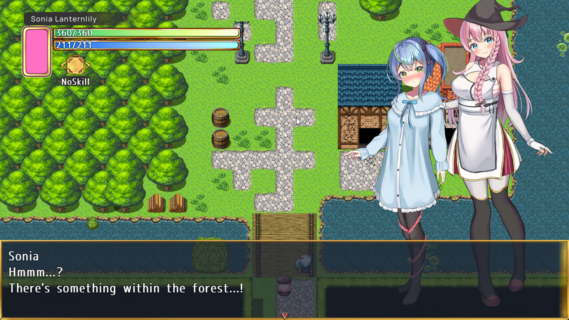 Screenshot for Senpai and the Mysterious Island