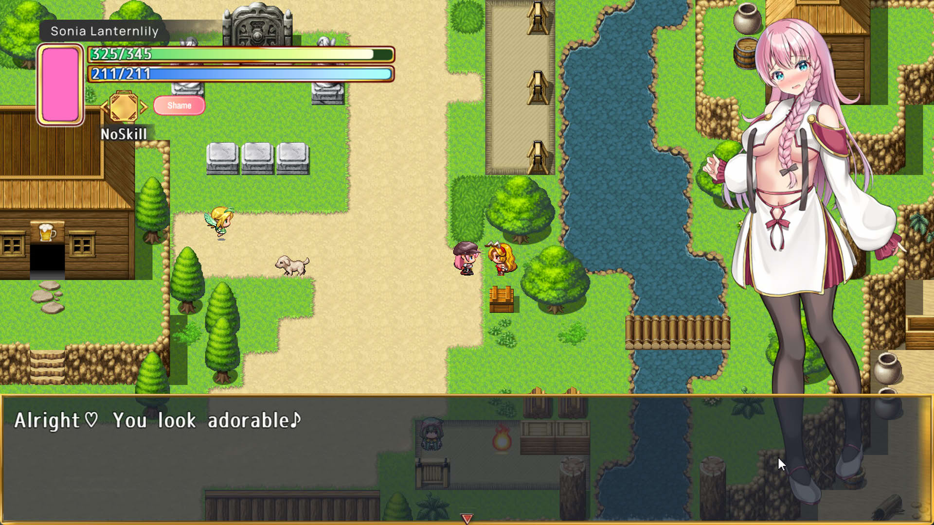 Screenshot for Senpai and the Mysterious Island