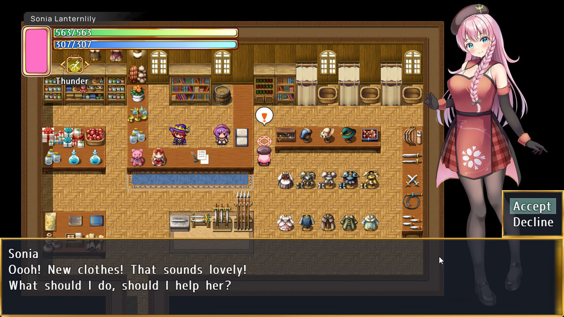 Screenshot for Senpai and the Mysterious Island