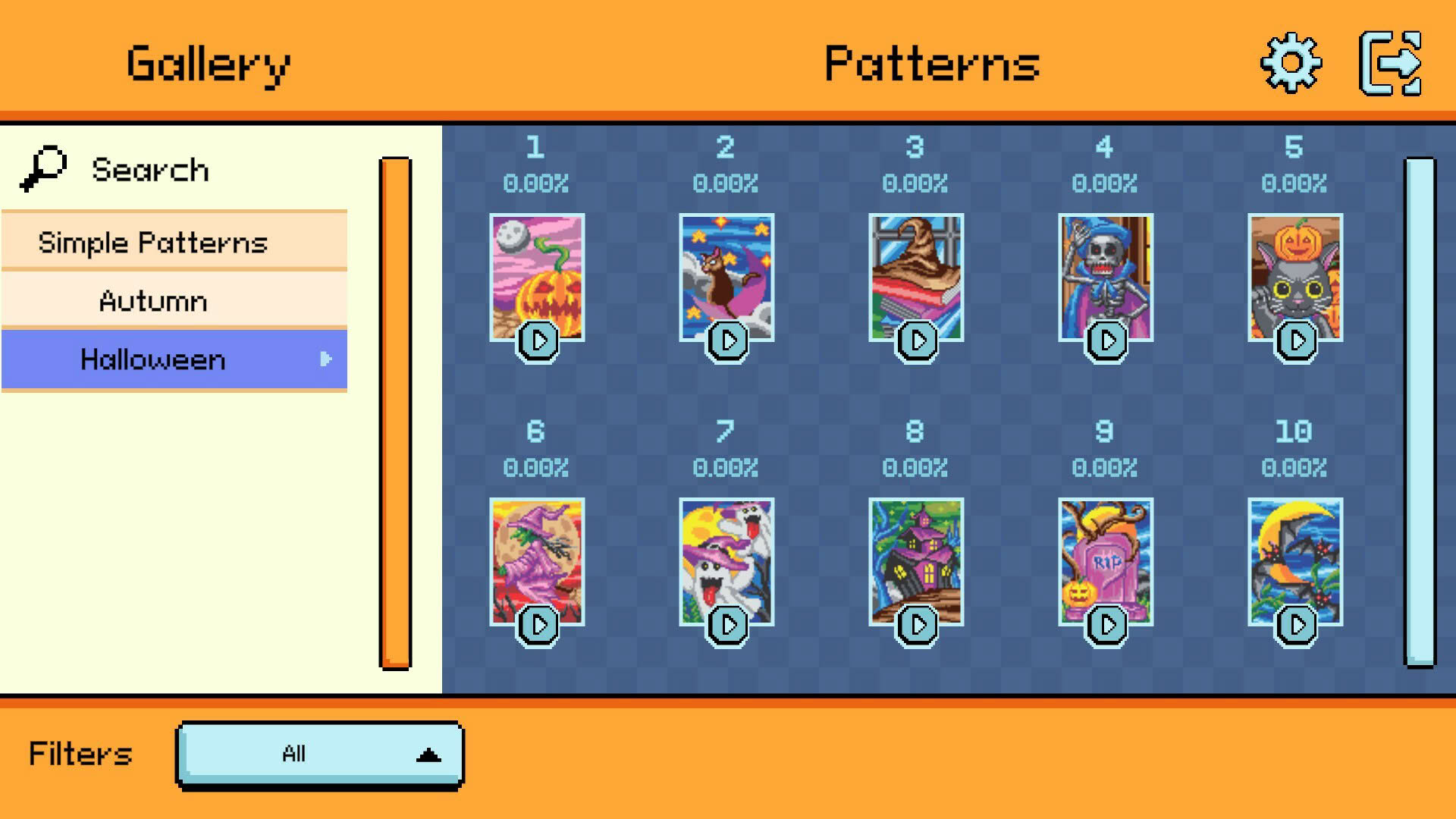 Screenshot for Pixel Cross Stitch: Color by Number