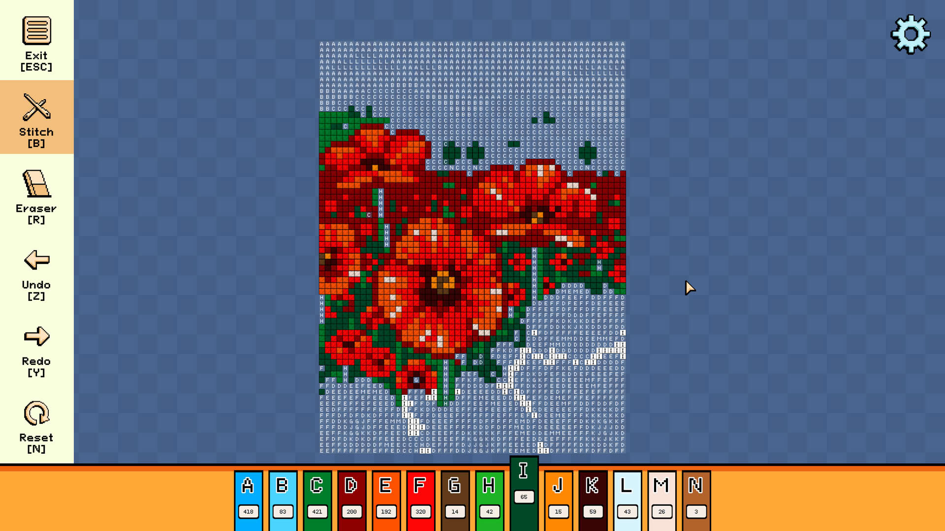 Screenshot for Pixel Cross Stitch: Color by Number