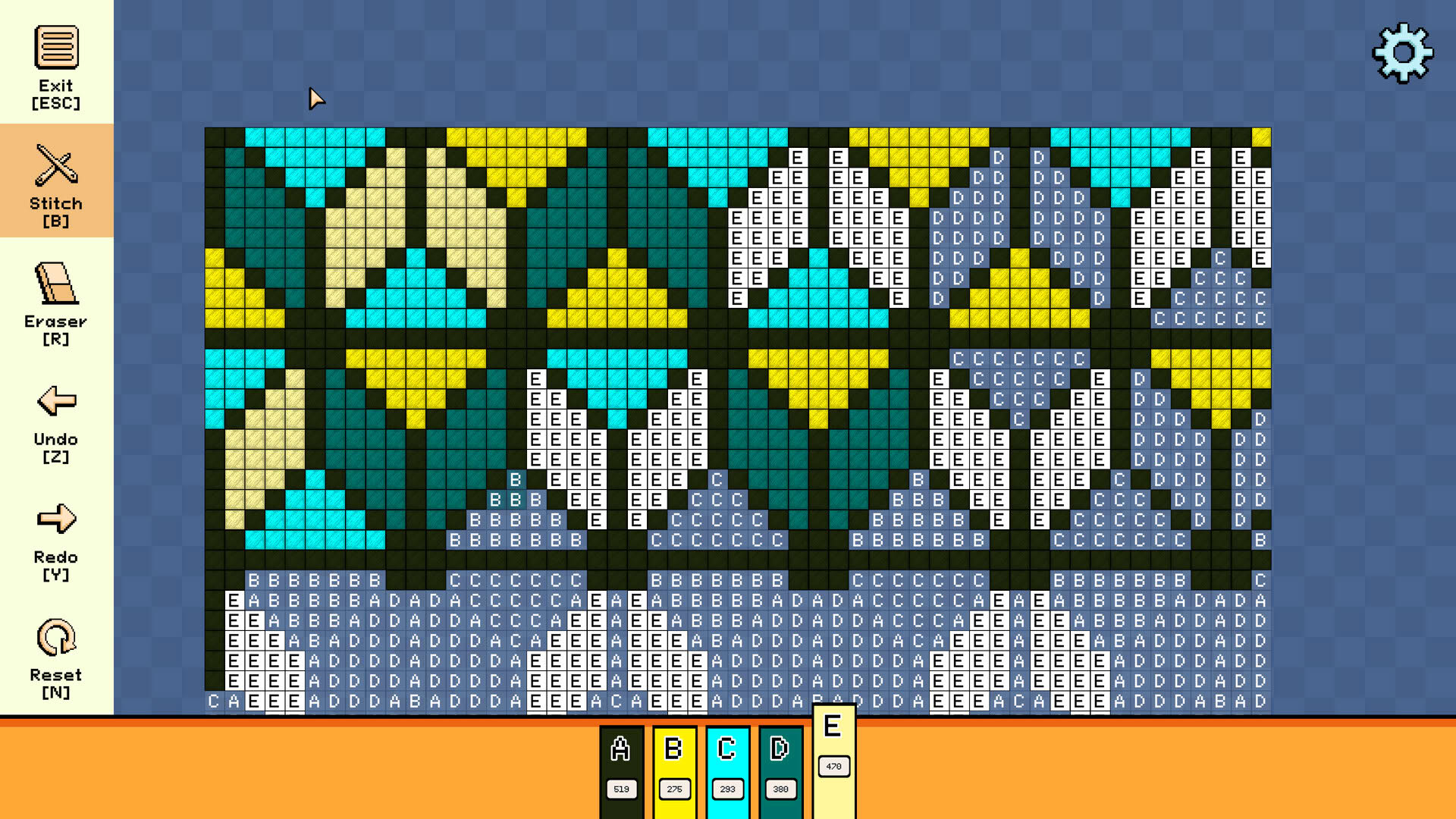 Screenshot for Pixel Cross Stitch: Color by Number