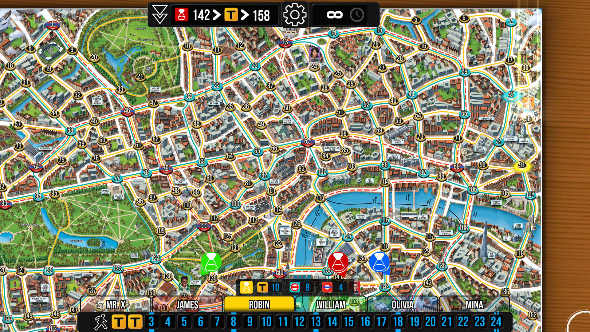 Screenshot for Scotland Yard: Hunting Mister X