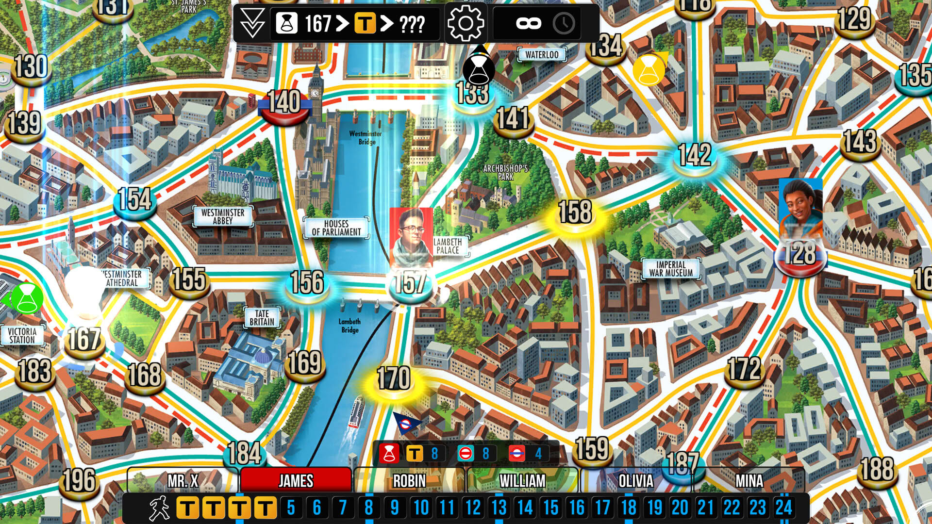 Screenshot for Scotland Yard: Hunting Mister X