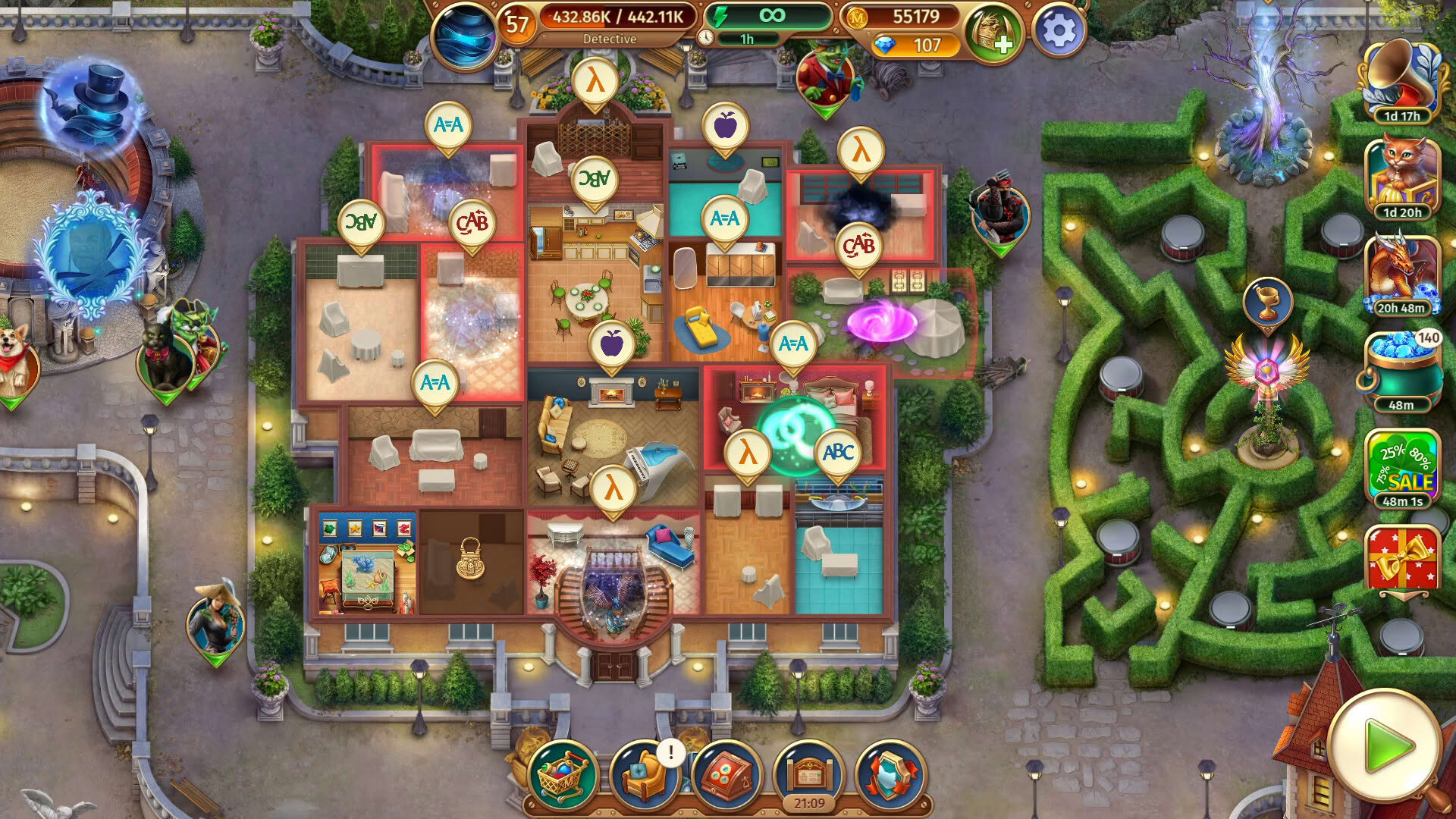Screenshot for Mystery Manor: Hidden Objects
