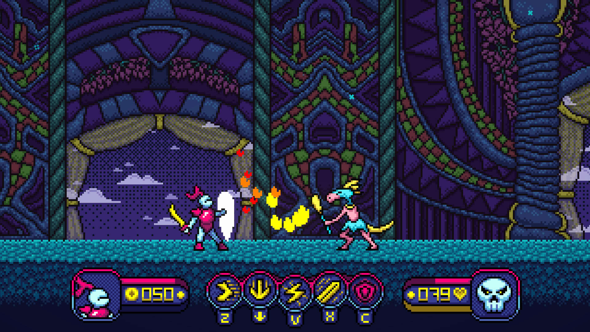 Screenshot for Tiny Pixels Vol. 2: Stormy Knights