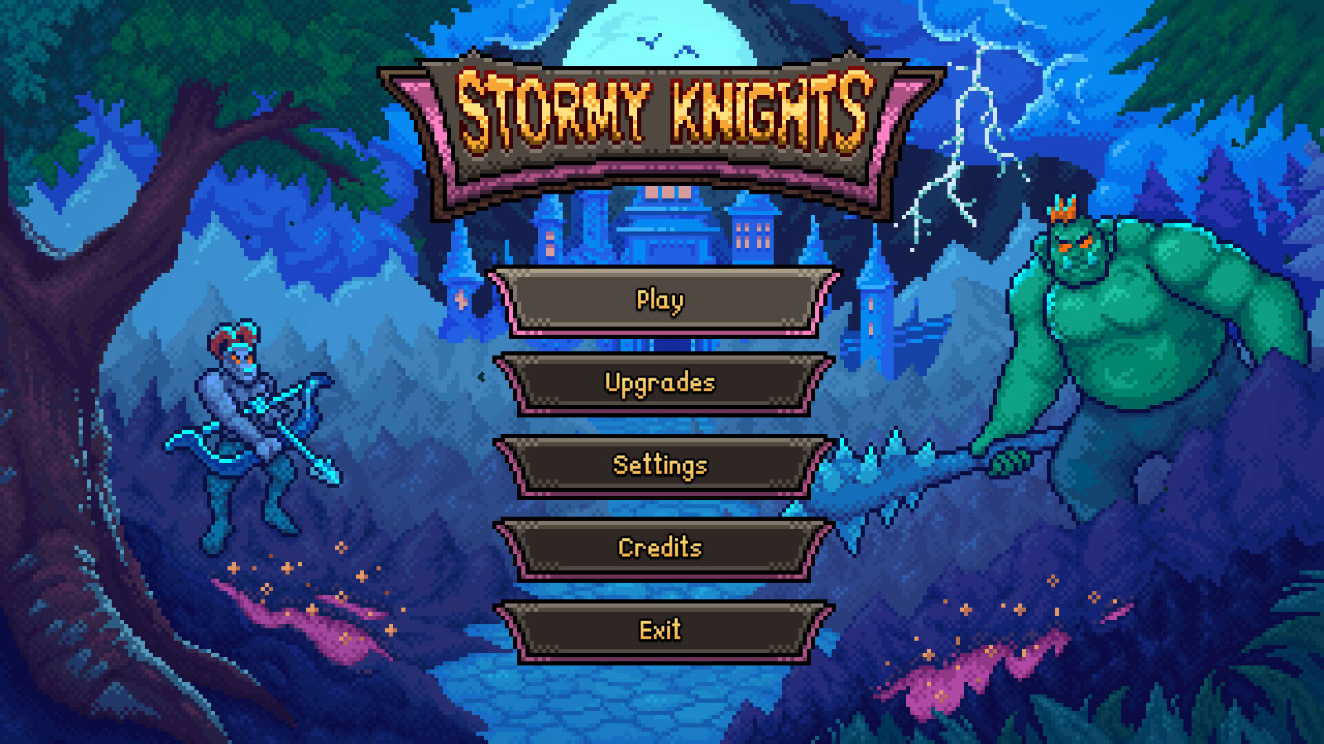 Screenshot for Tiny Pixels Vol. 2: Stormy Knights
