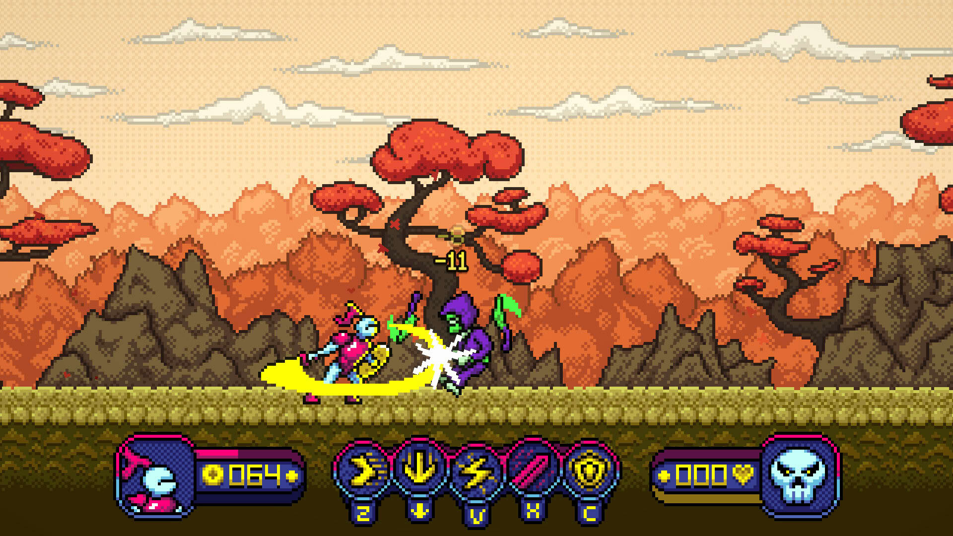 Screenshot for Tiny Pixels Vol. 2: Stormy Knights