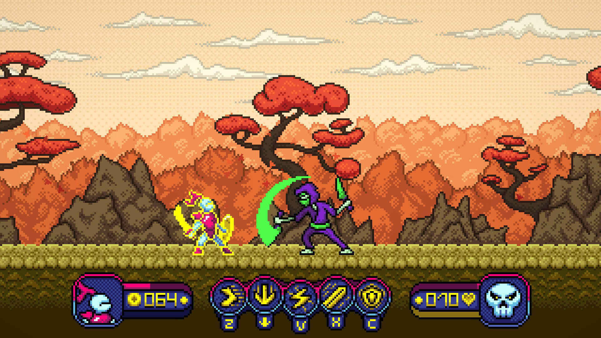 Screenshot for Tiny Pixels Vol. 2: Stormy Knights