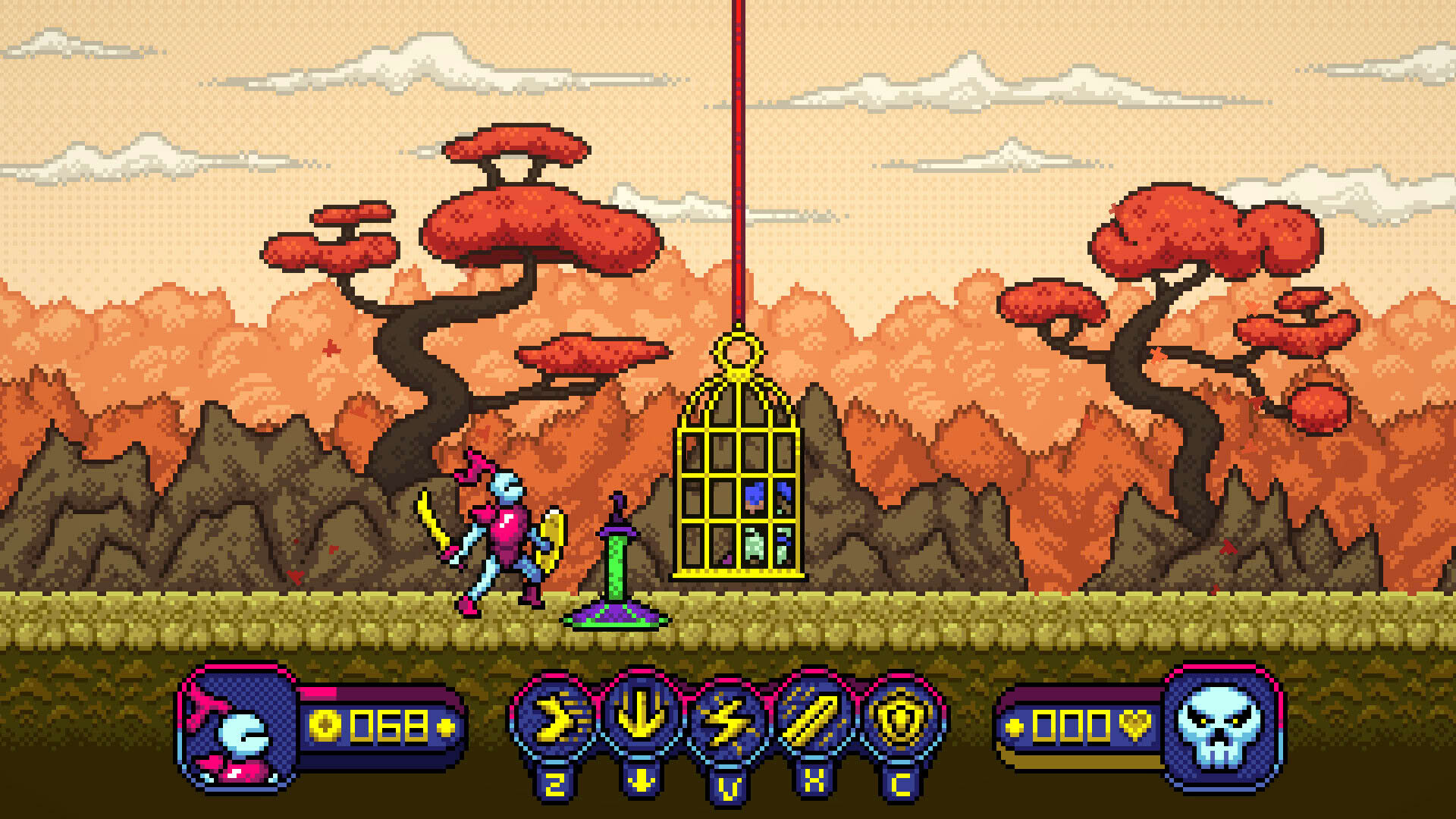 Screenshot for Tiny Pixels Vol. 2: Stormy Knights