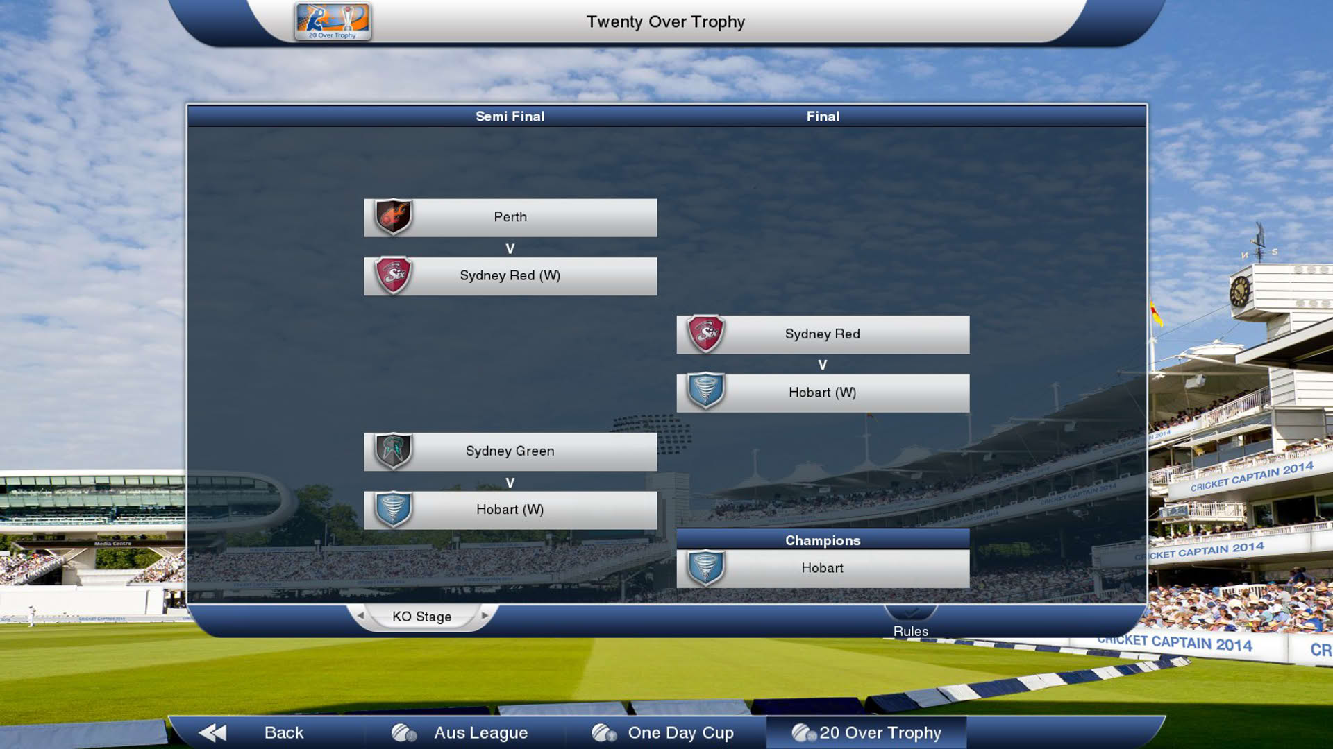 Screenshot for Cricket Captain 2014