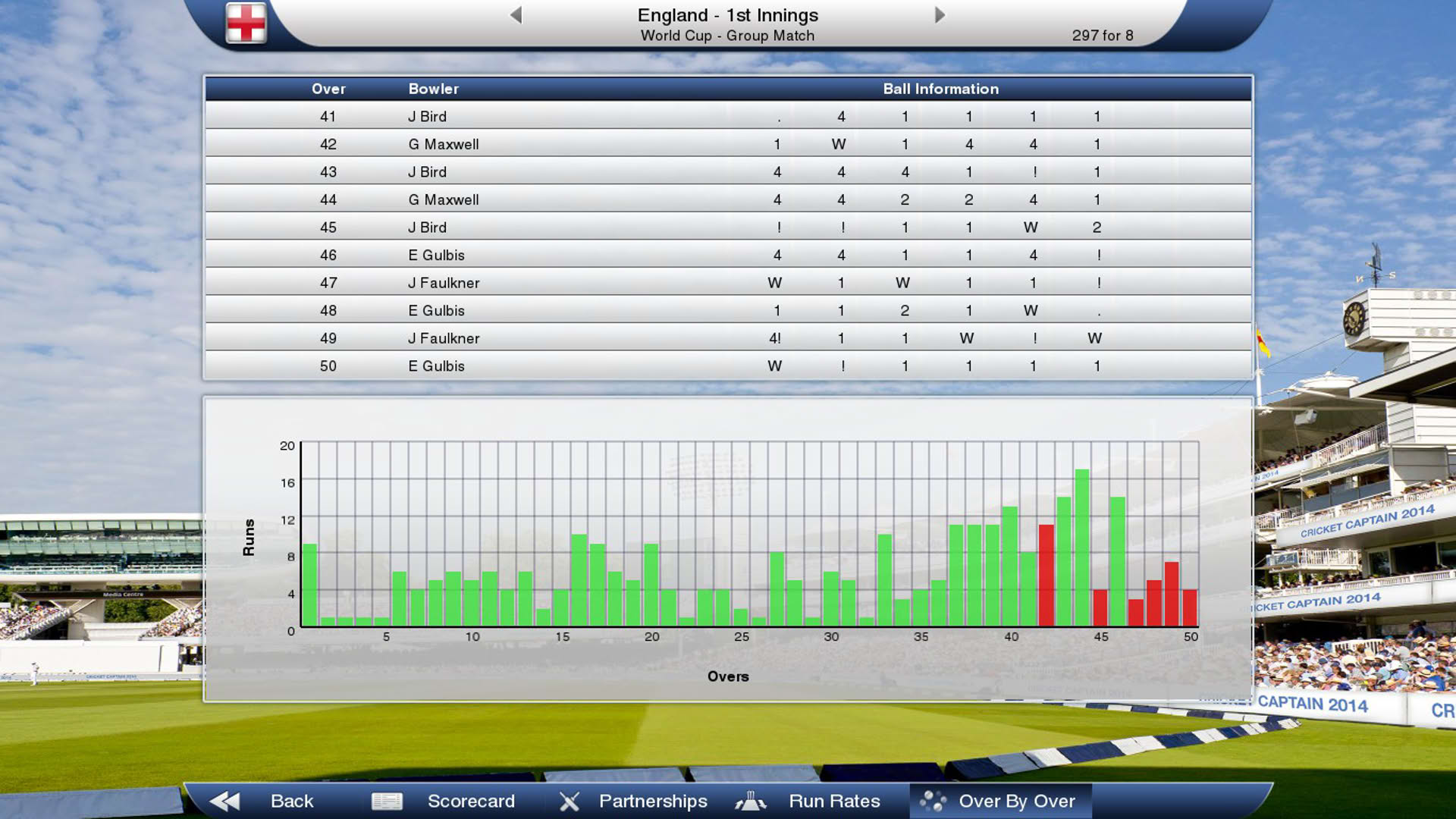 Screenshot for Cricket Captain 2014