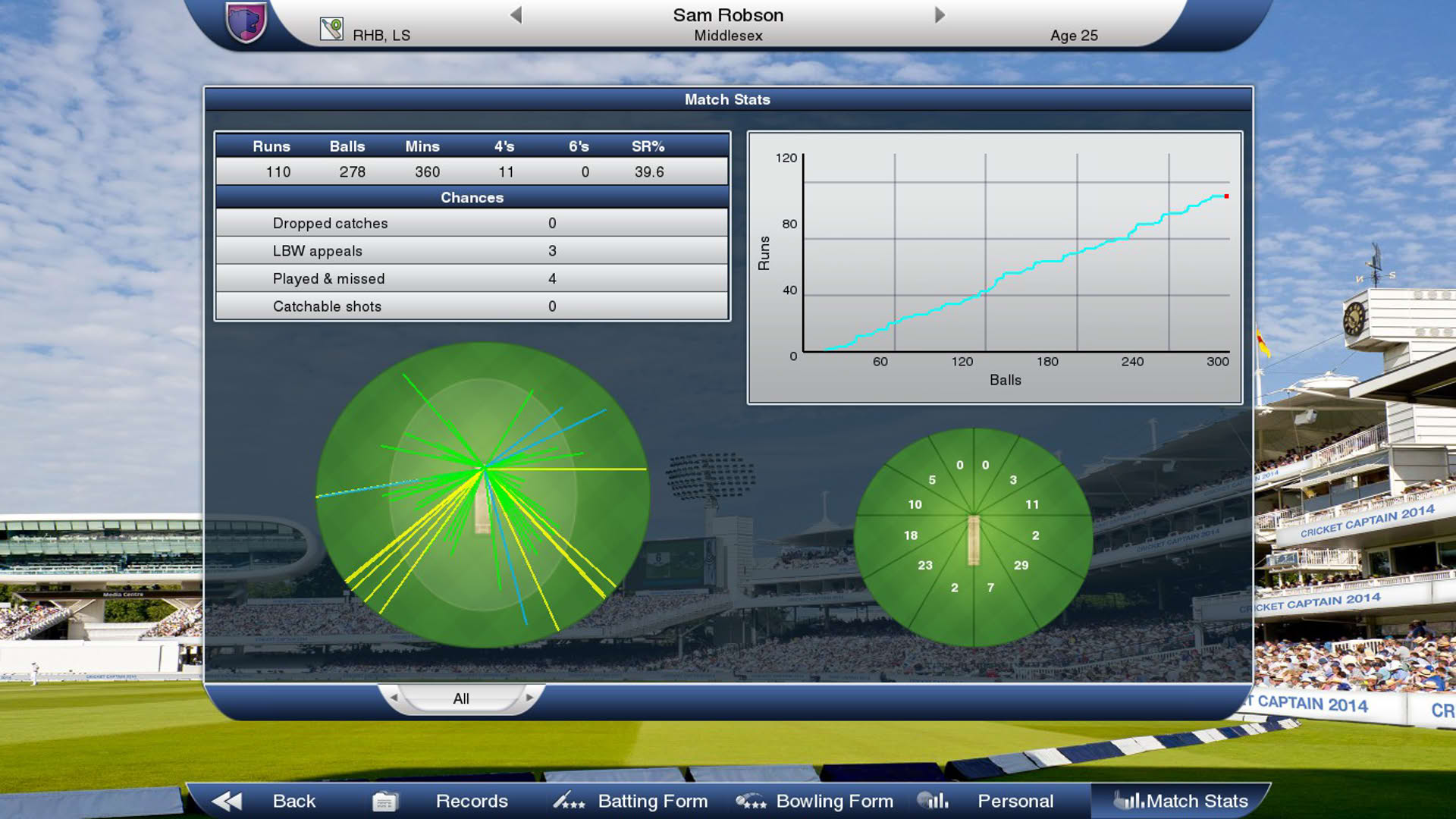 Screenshot for Cricket Captain 2014