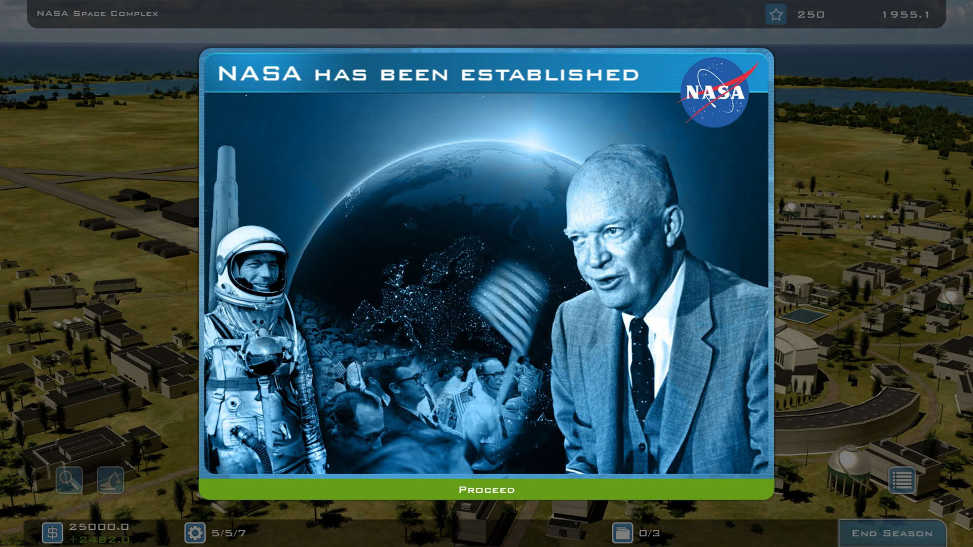 Screenshot for Buzz Aldrin's Space Program Manager