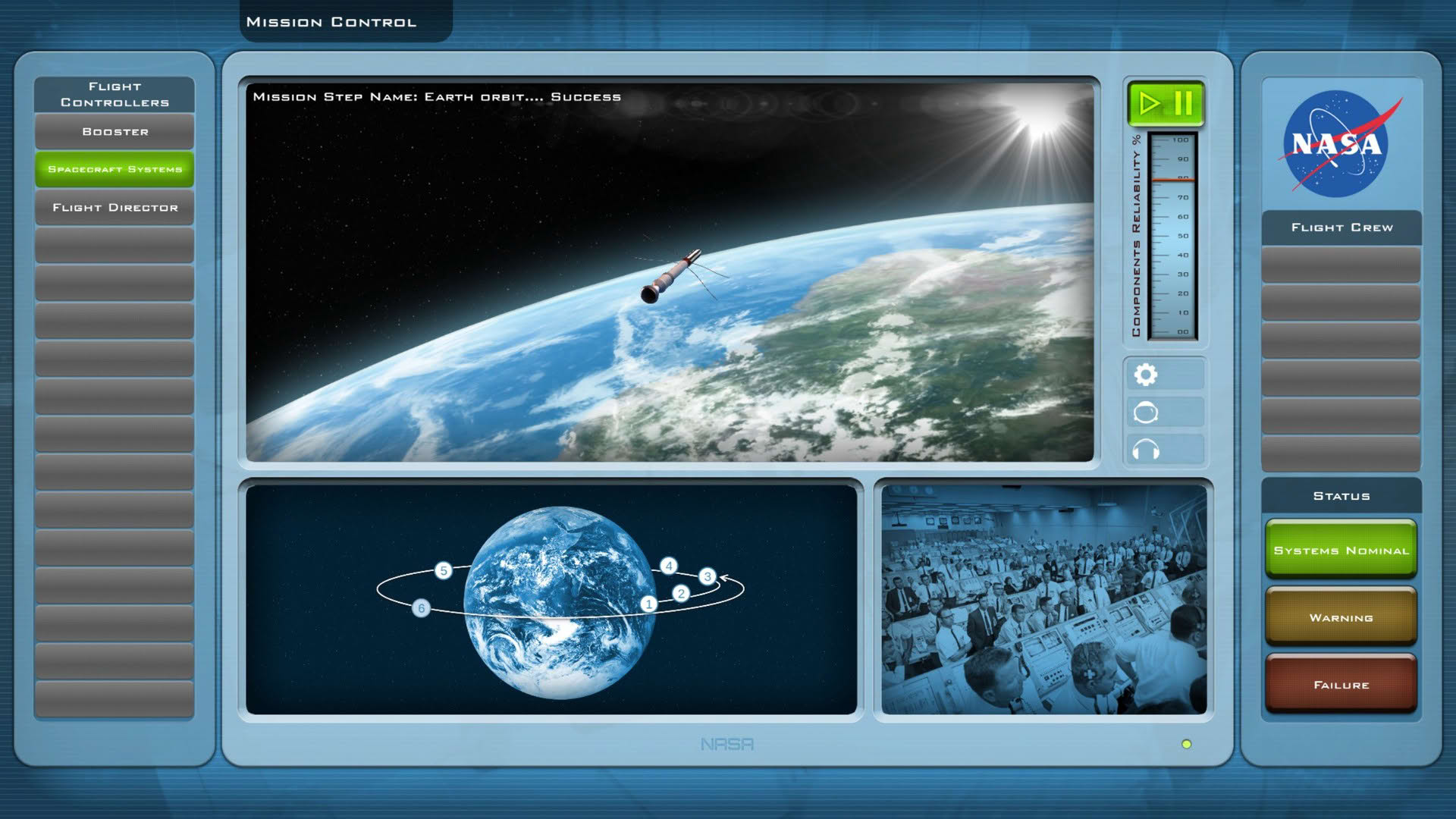 Screenshot for Buzz Aldrin's Space Program Manager