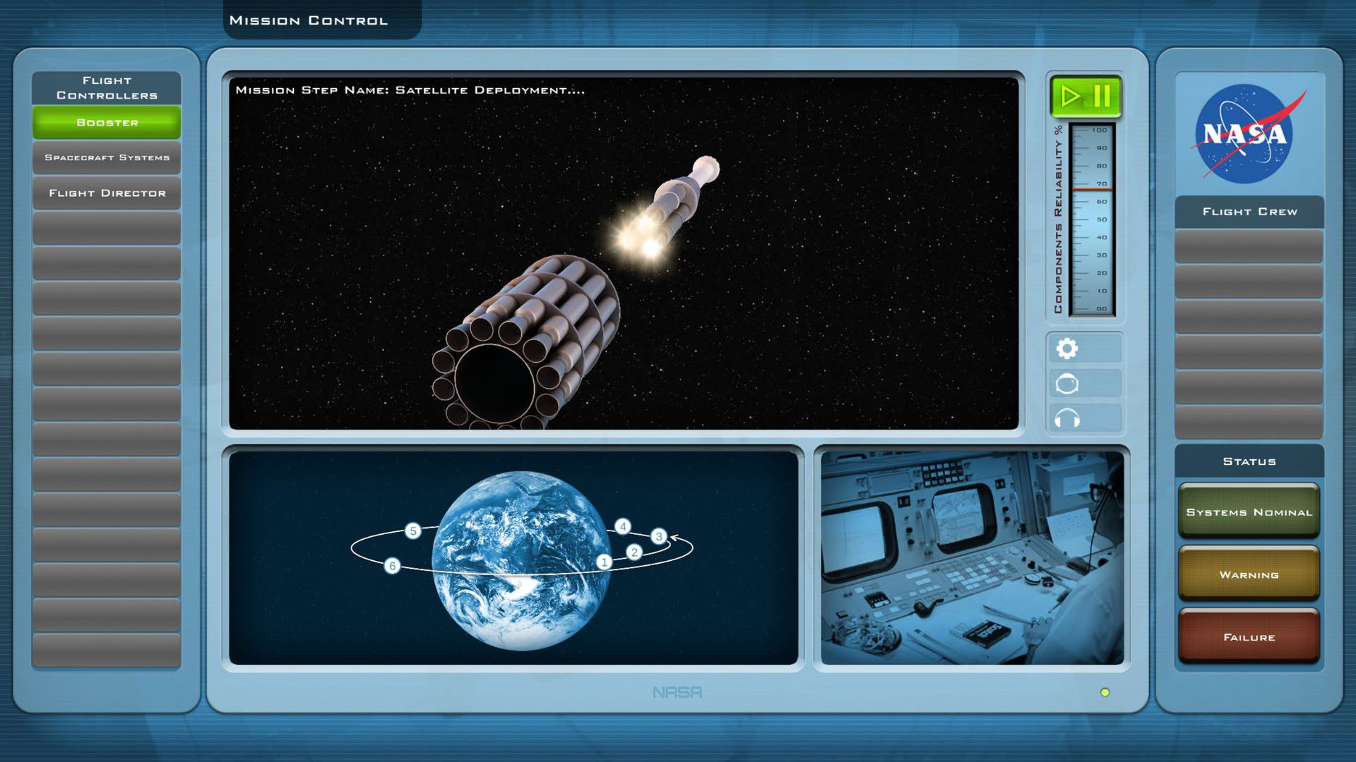 Screenshot for Buzz Aldrin's Space Program Manager
