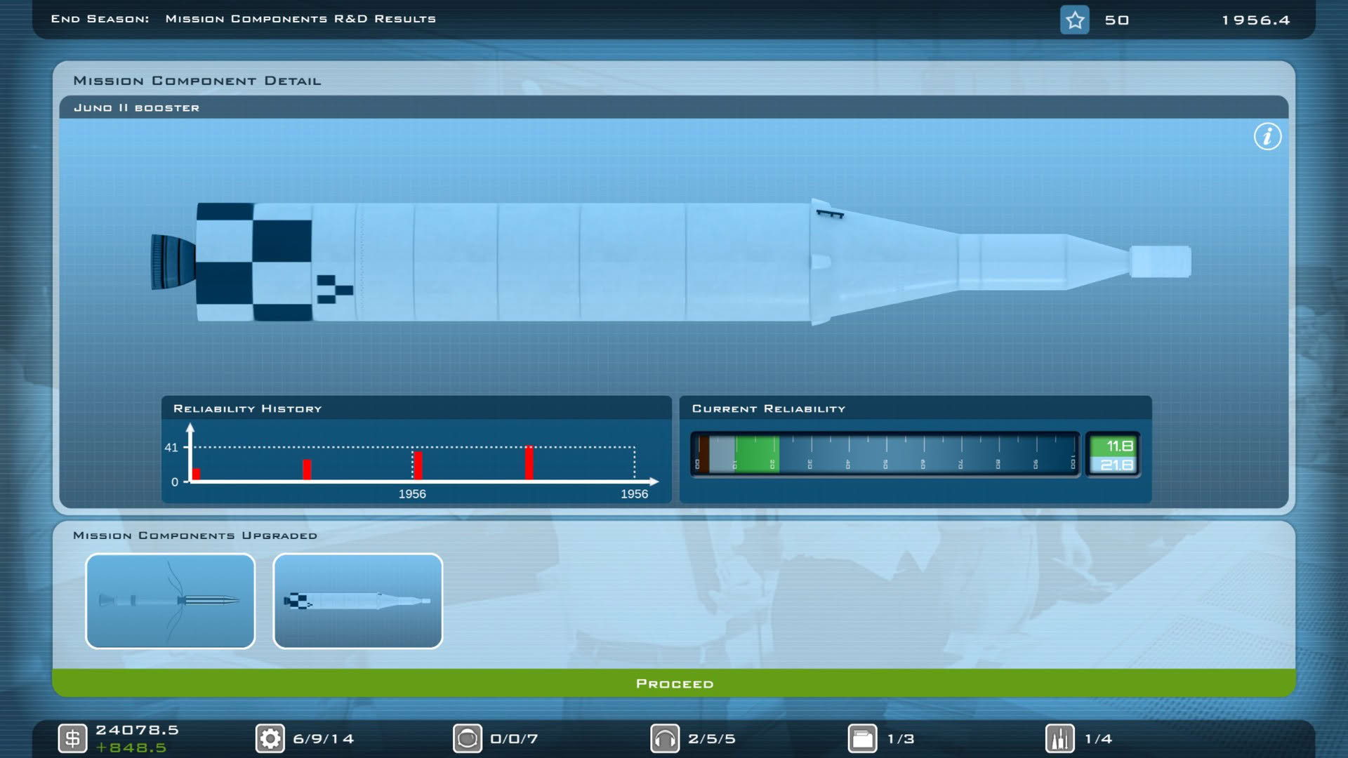 Screenshot for Buzz Aldrin's Space Program Manager