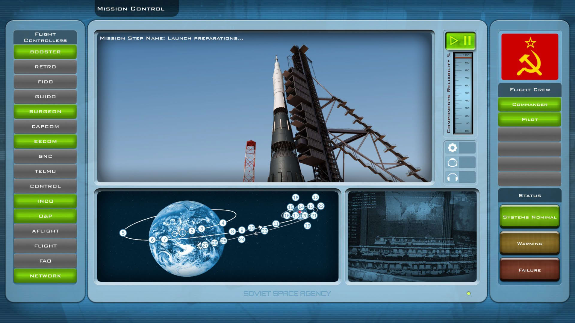 Screenshot for Buzz Aldrin's Space Program Manager