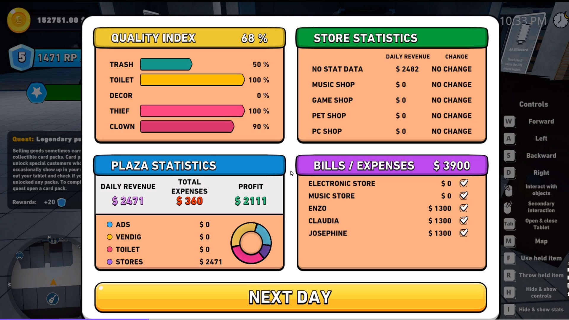 Screenshot for Mall Manager Simulator