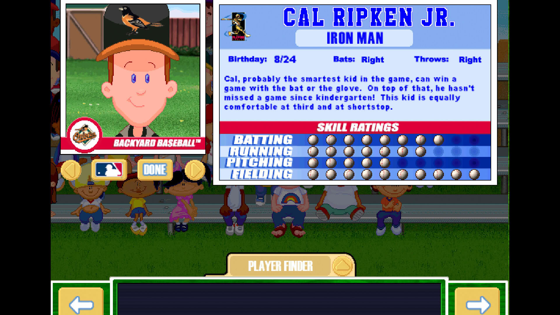 Screenshot for Backyard Baseball 2001
