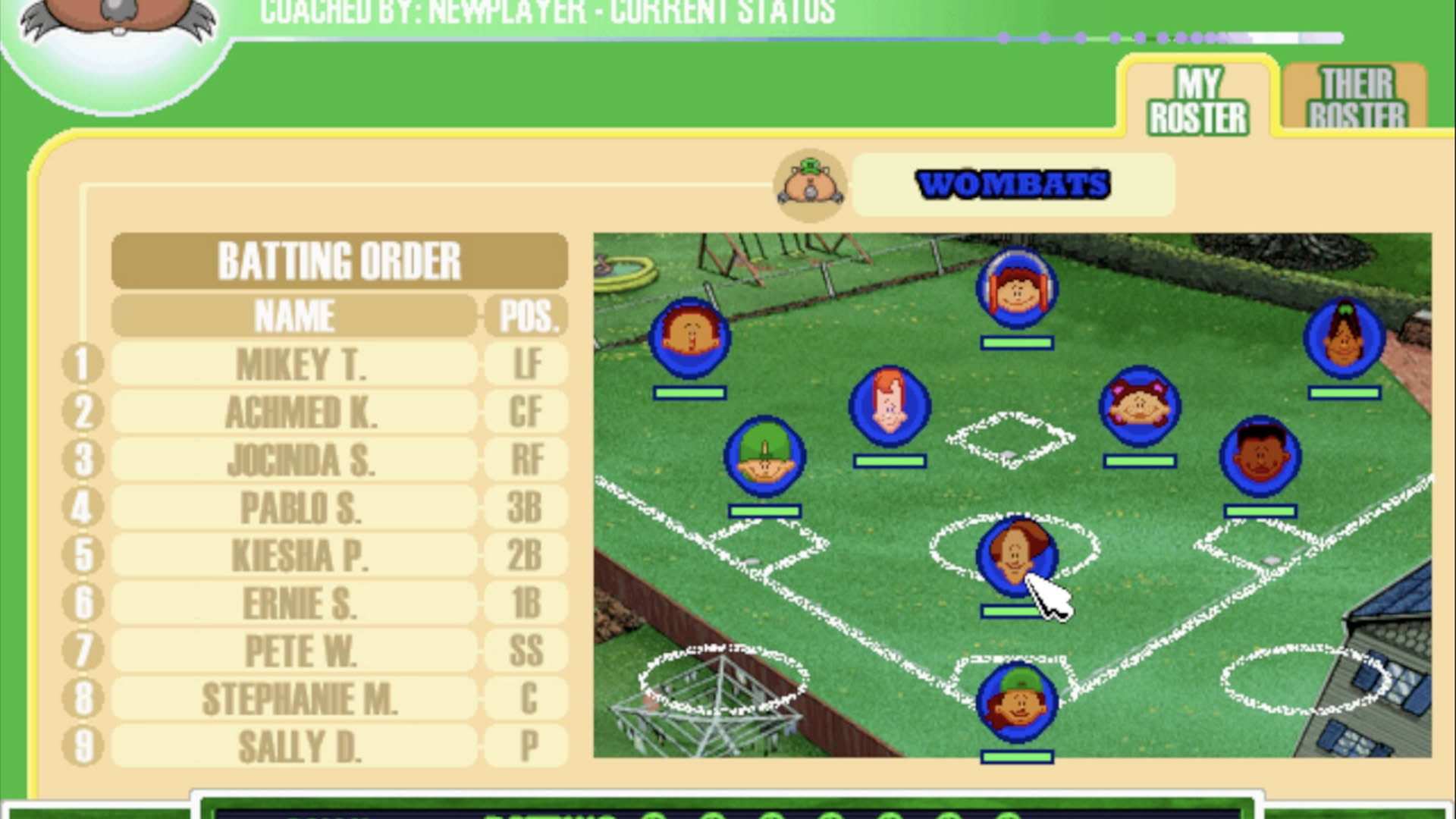 Screenshot for Backyard Baseball 2001
