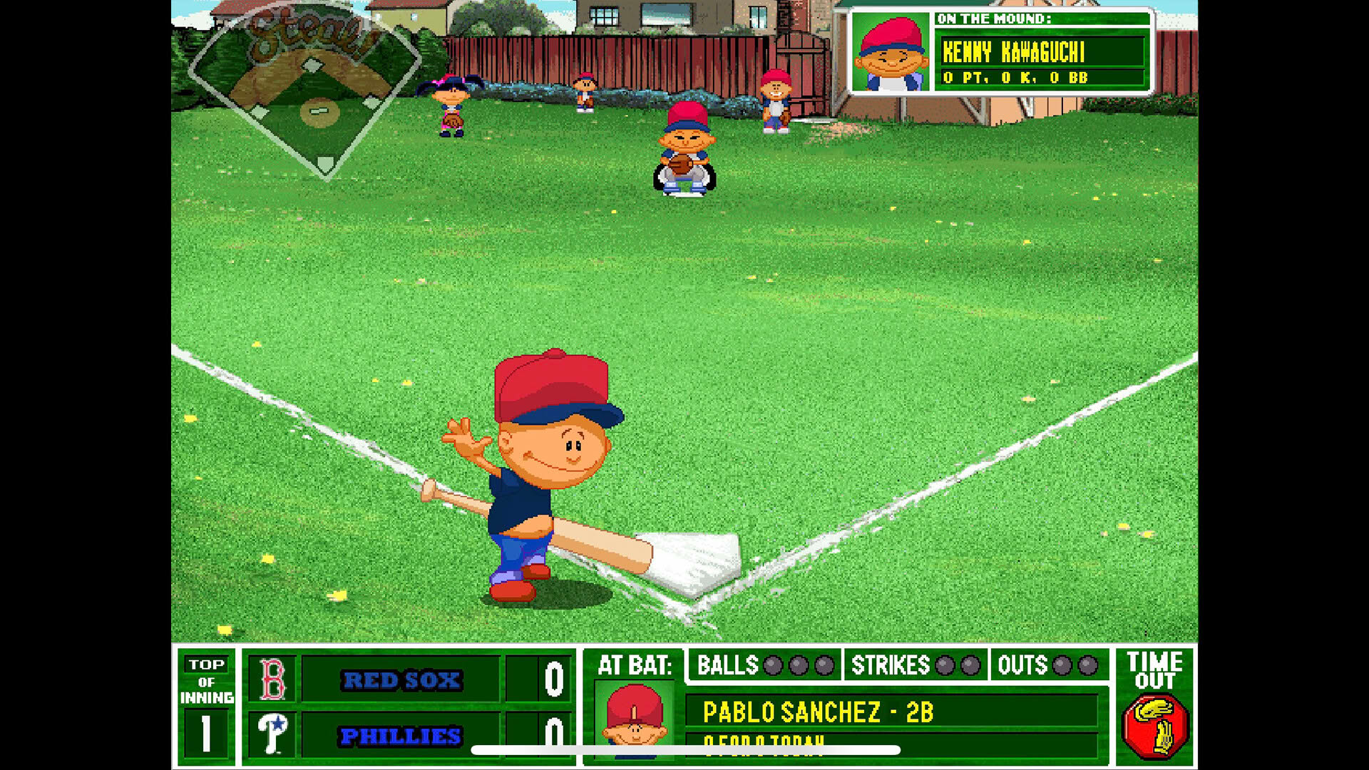 Screenshot for Backyard Baseball 2001