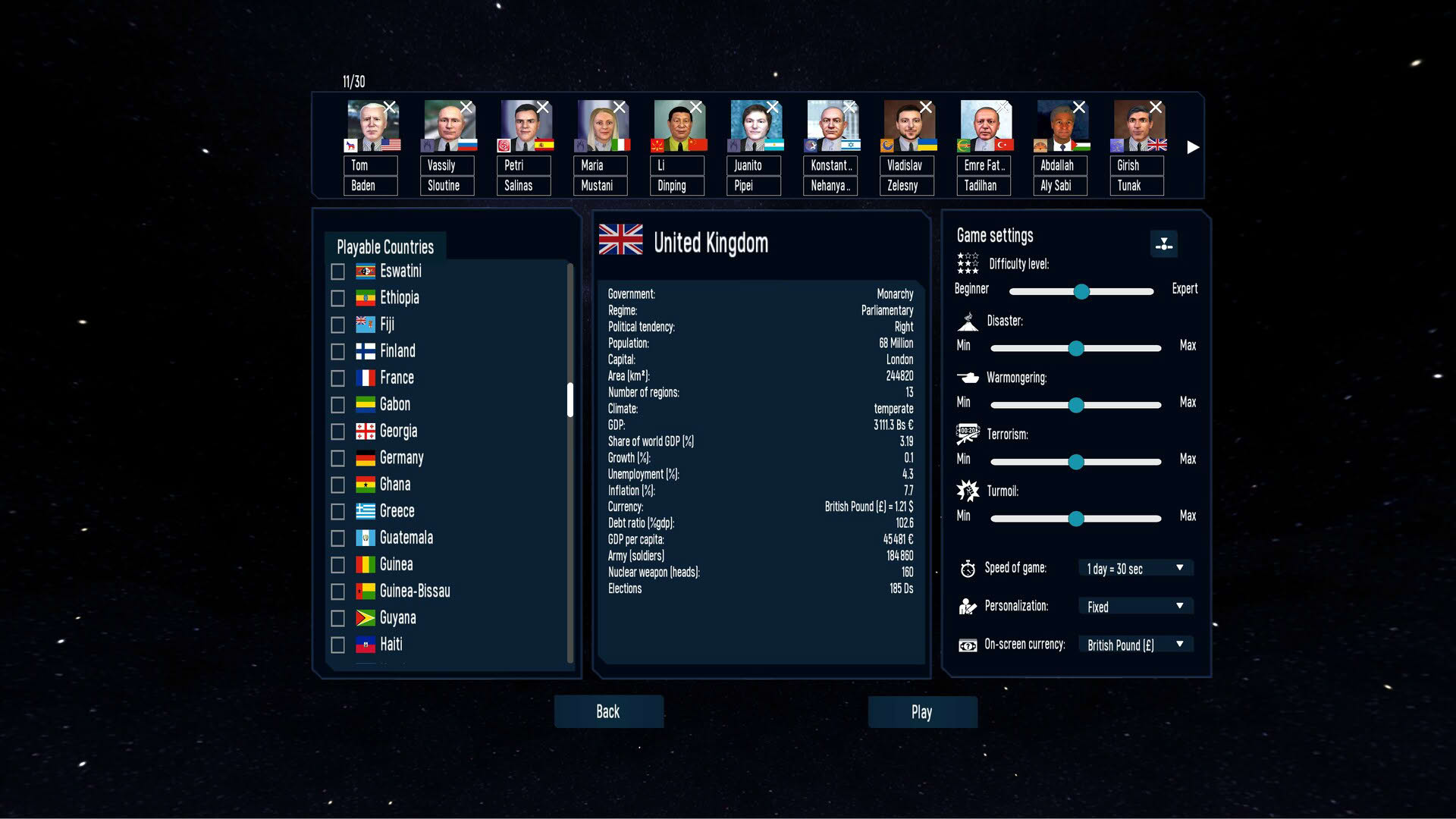 Screenshot for Geo-Political Simulator 5