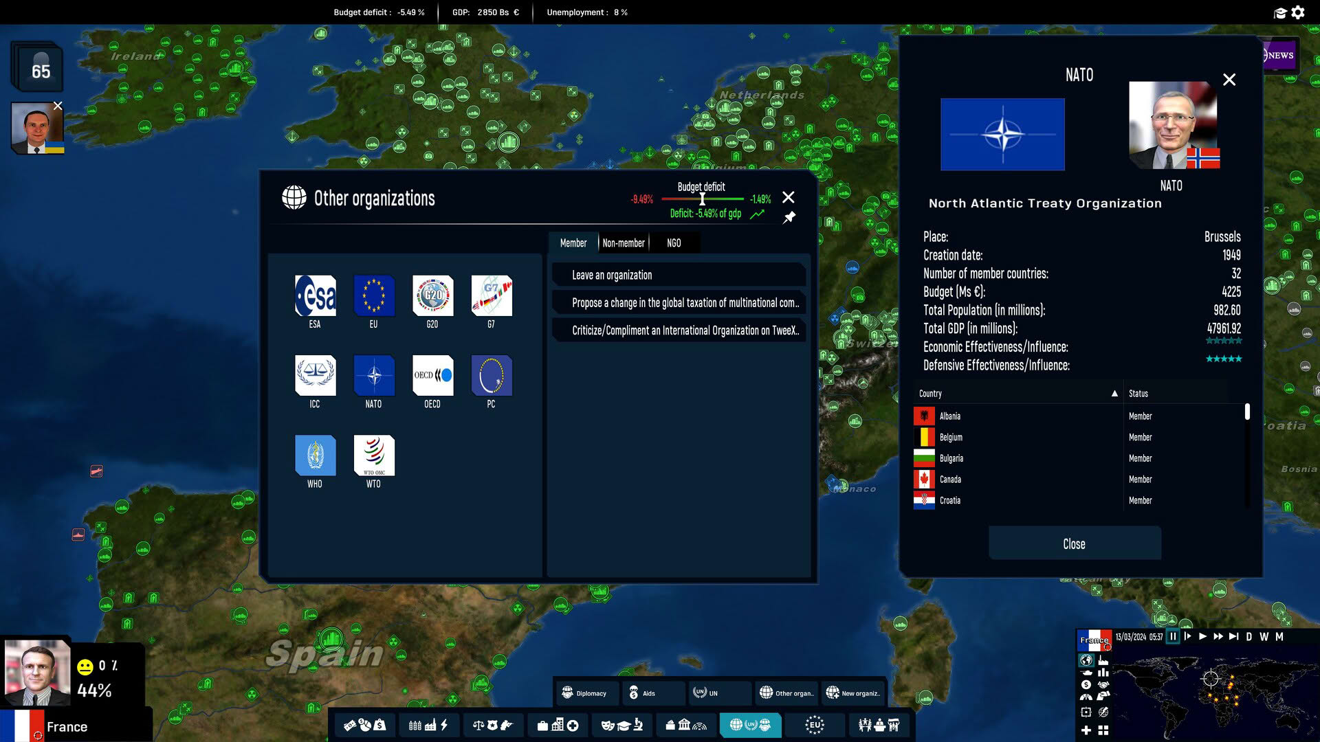 Screenshot for Geo-Political Simulator 5
