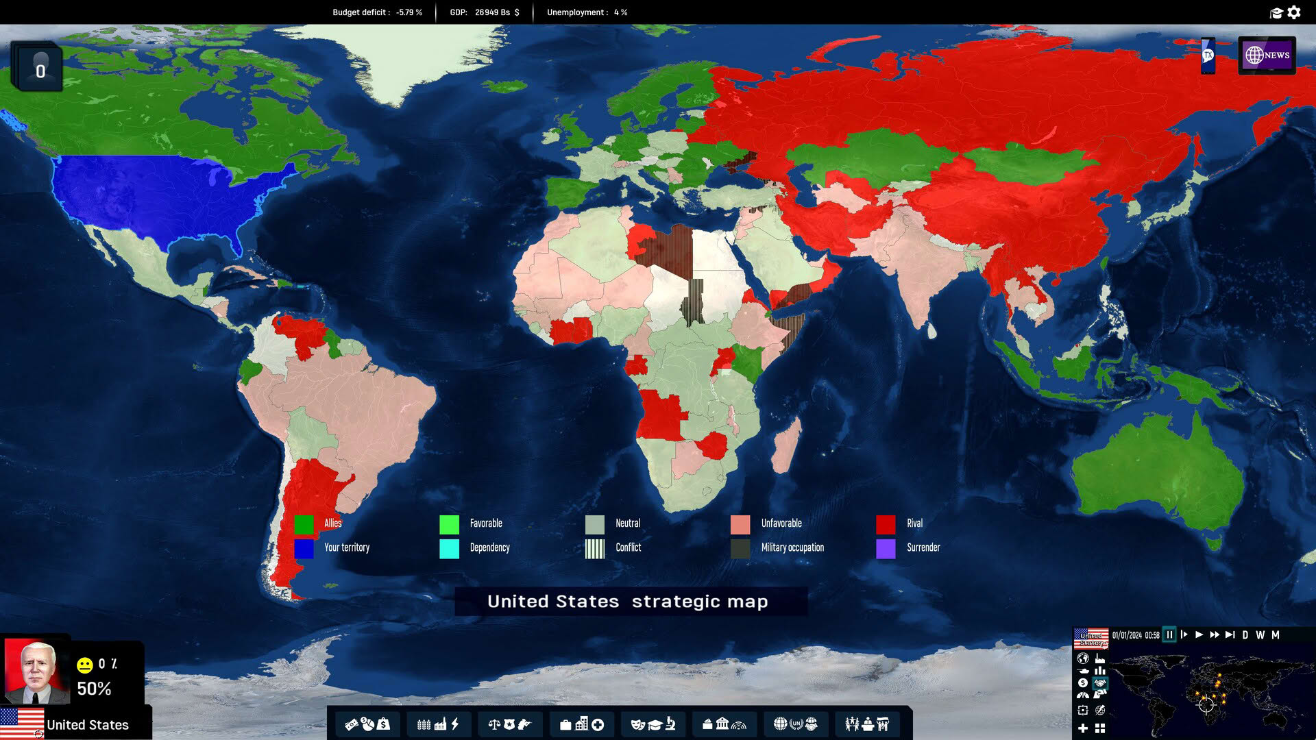 Screenshot for Geo-Political Simulator 5