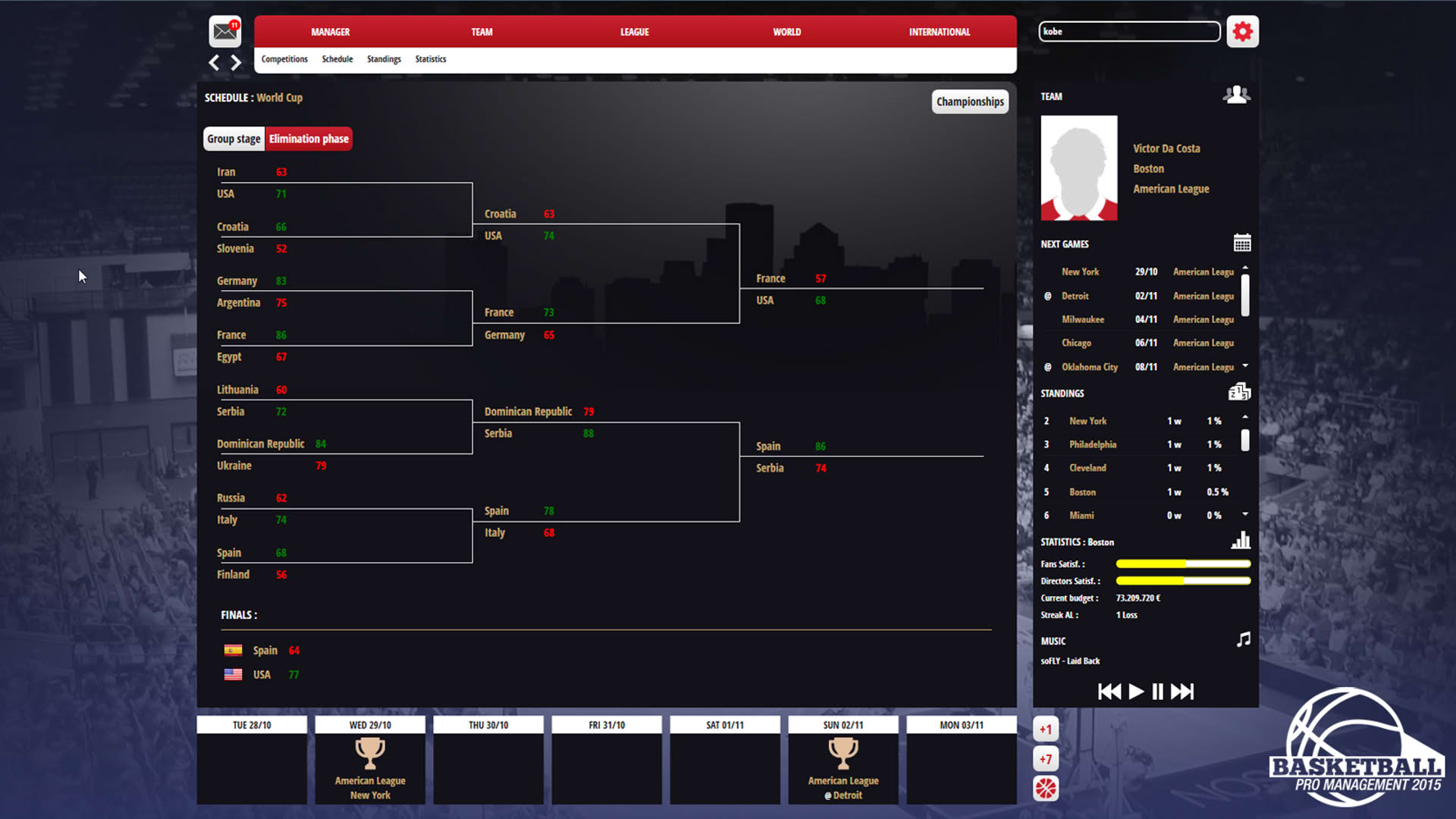 Screenshot for Basketball Pro Management 2015