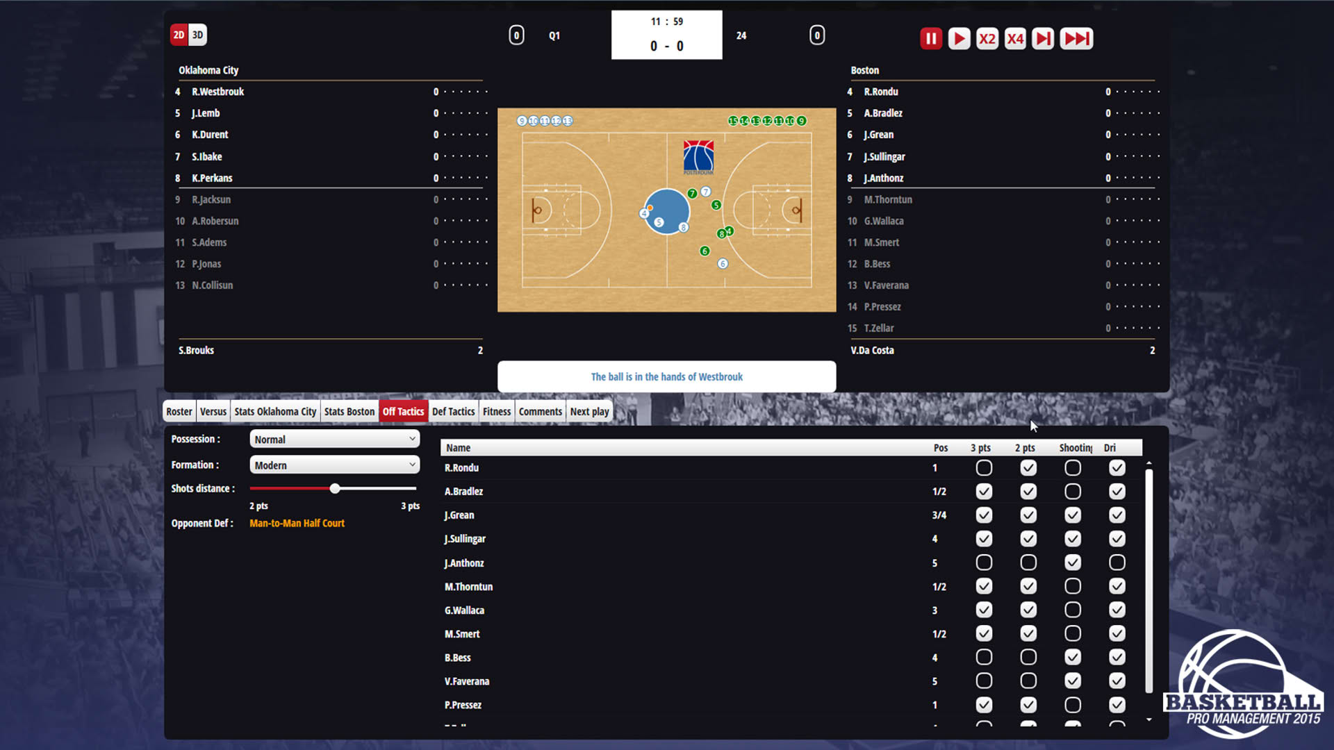 Screenshot for Basketball Pro Management 2015