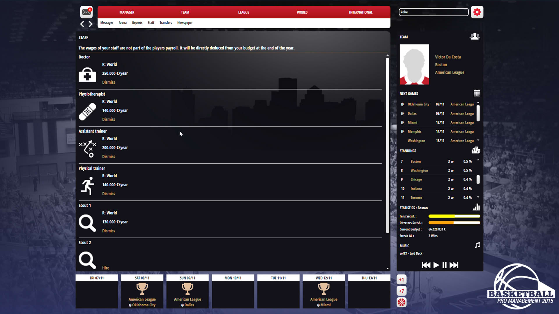 Screenshot for Basketball Pro Management 2015