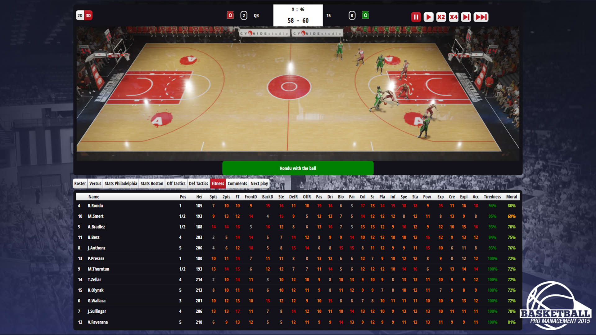 Screenshot for Basketball Pro Management 2015