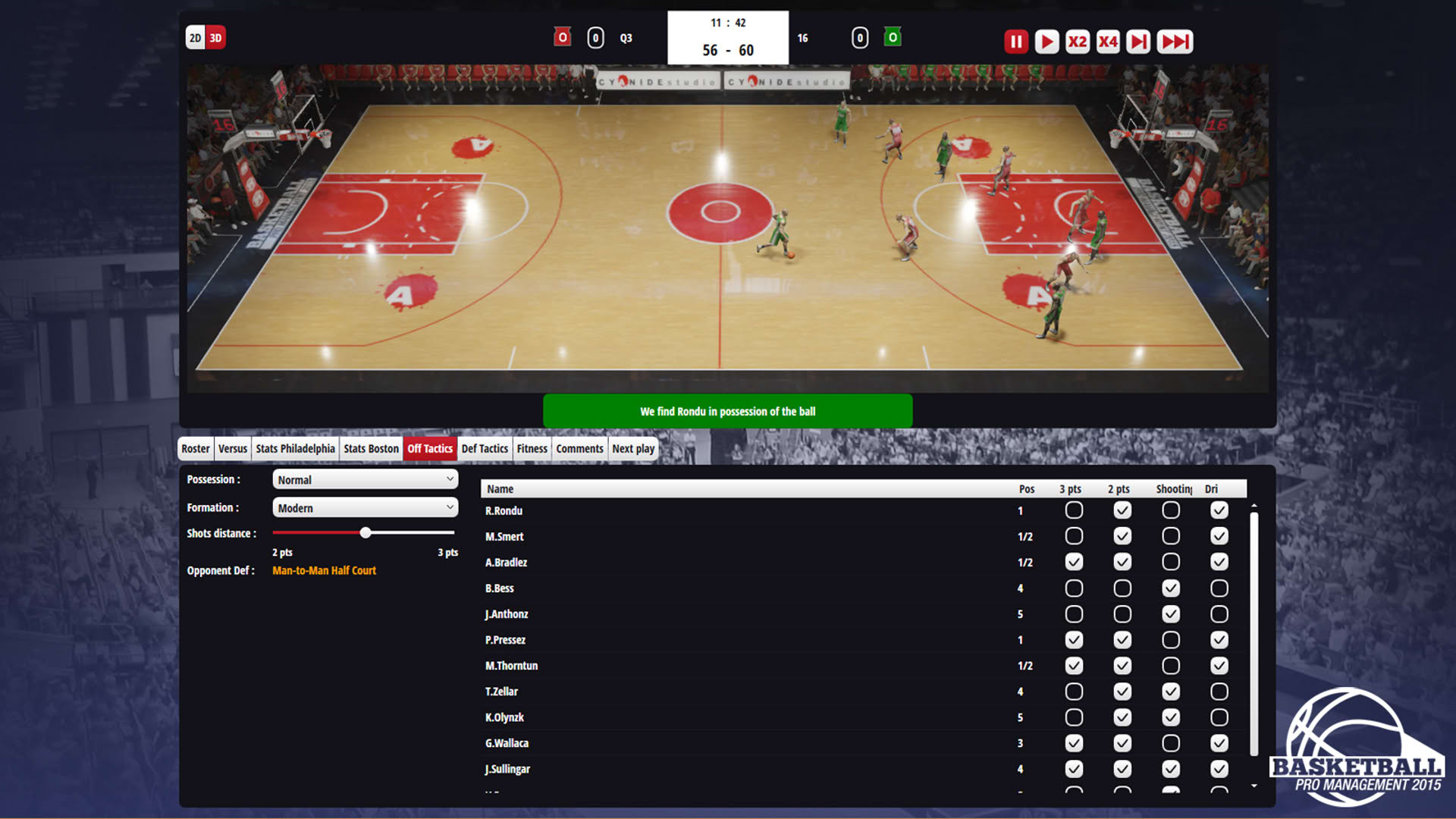 Screenshot for Basketball Pro Management 2015