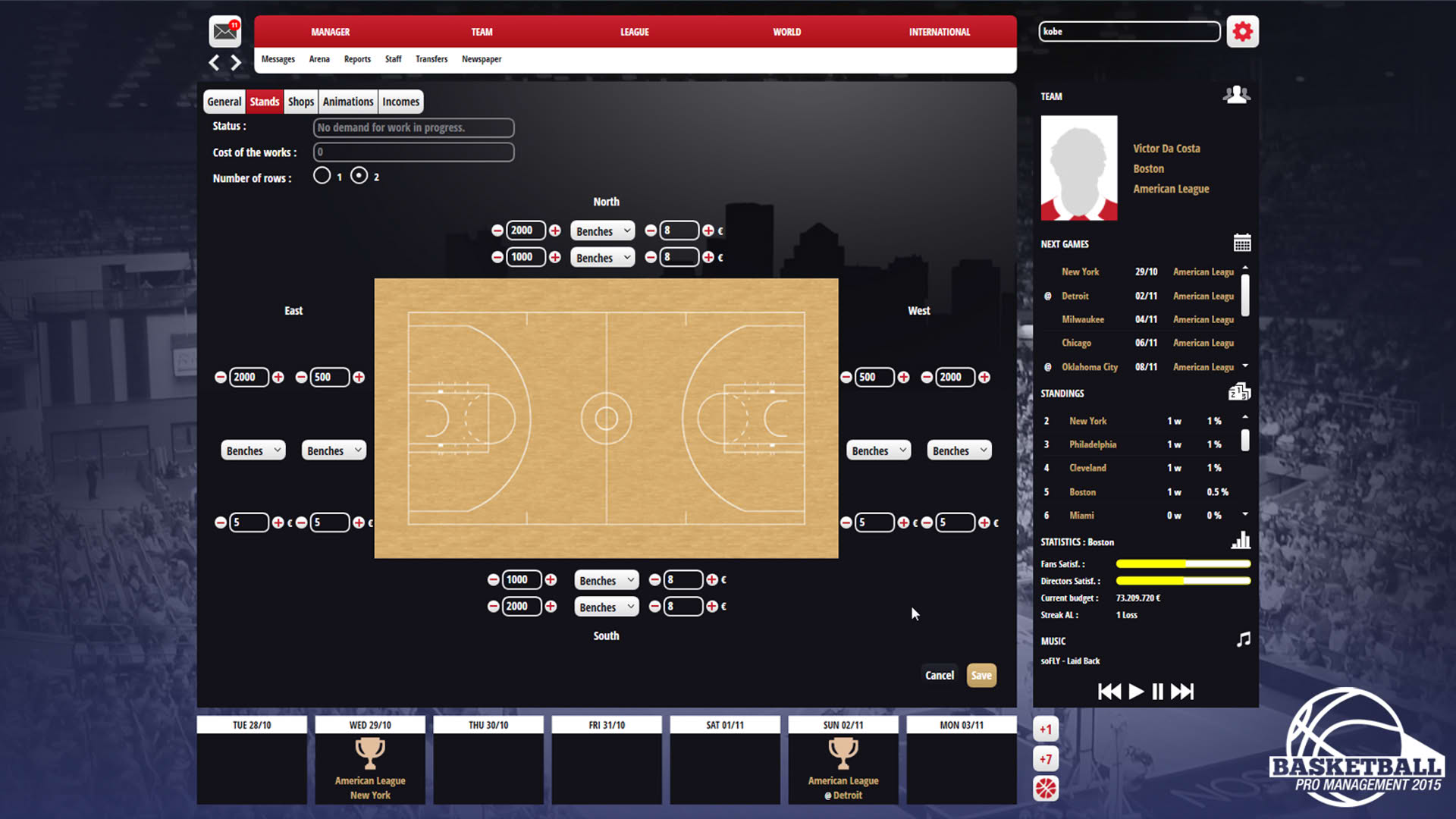 Screenshot for Basketball Pro Management 2015
