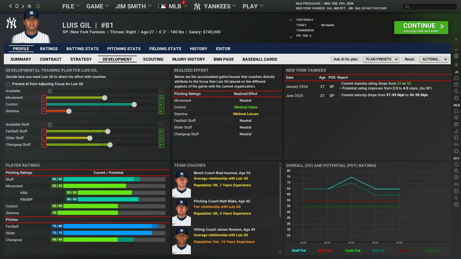 Screenshot for Out of the Park Baseball 26