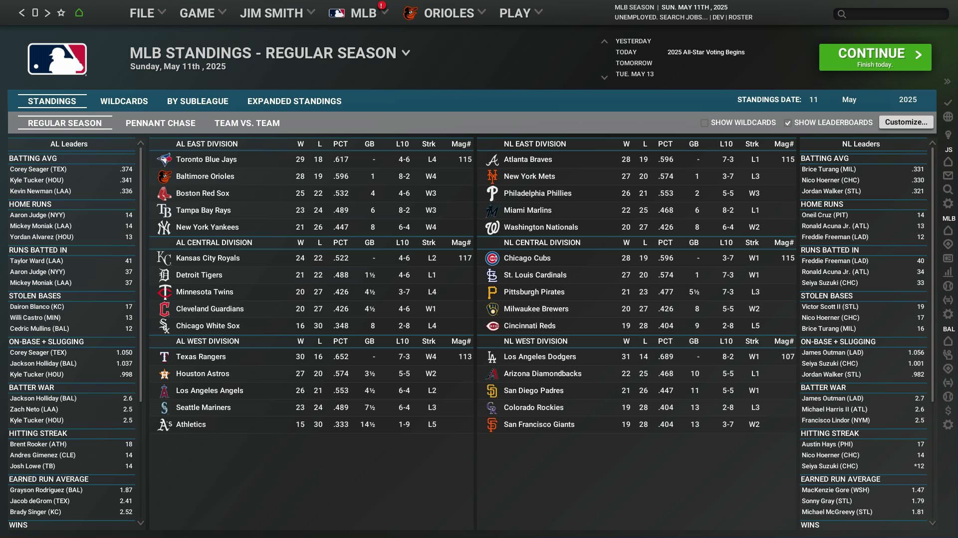 Screenshot for Out of the Park Baseball 26