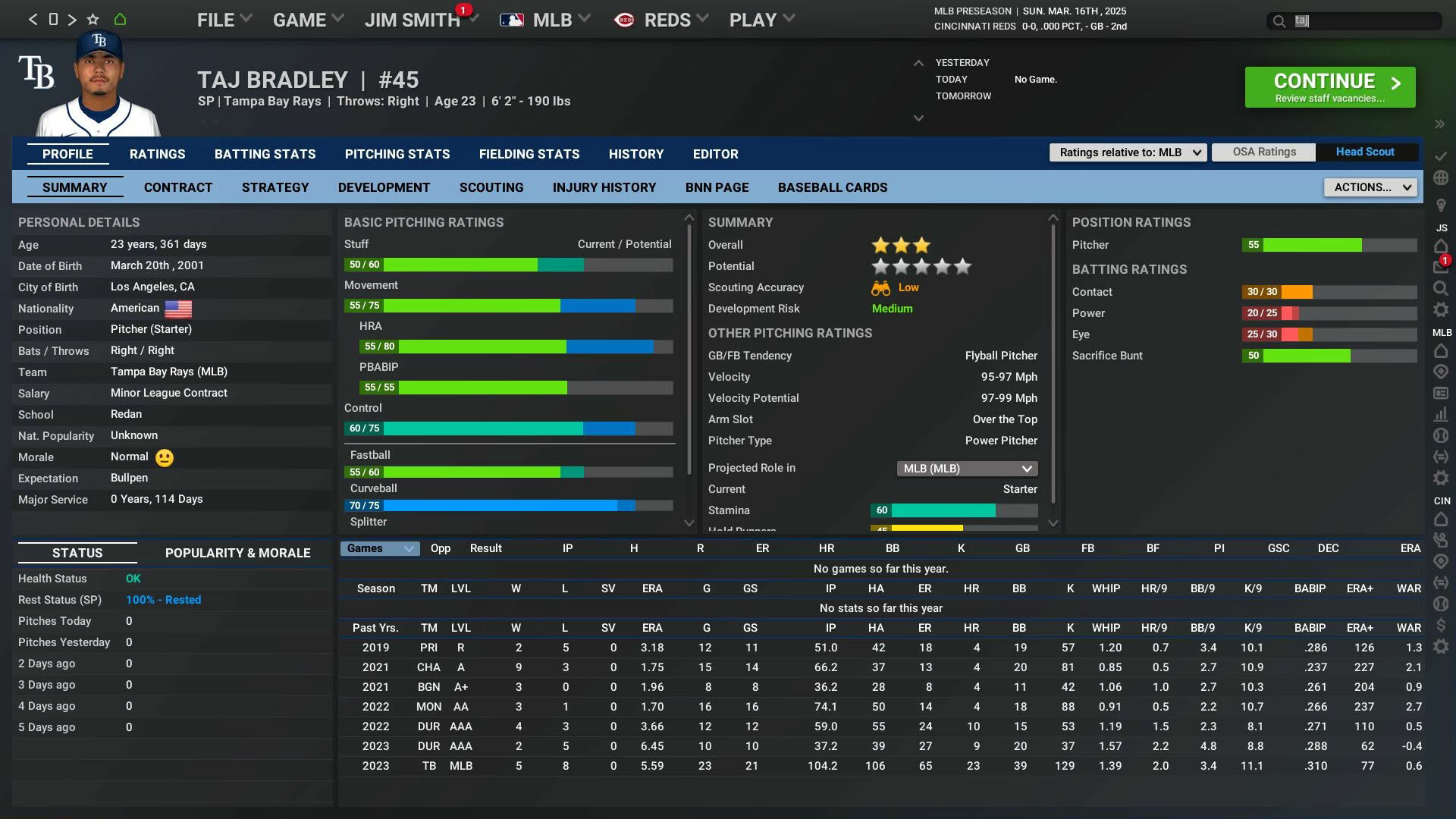 Screenshot for Out of the Park Baseball 26