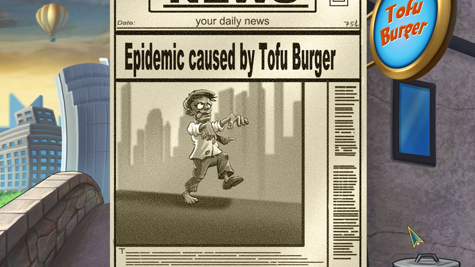 Screenshot for Zombie Solitaire