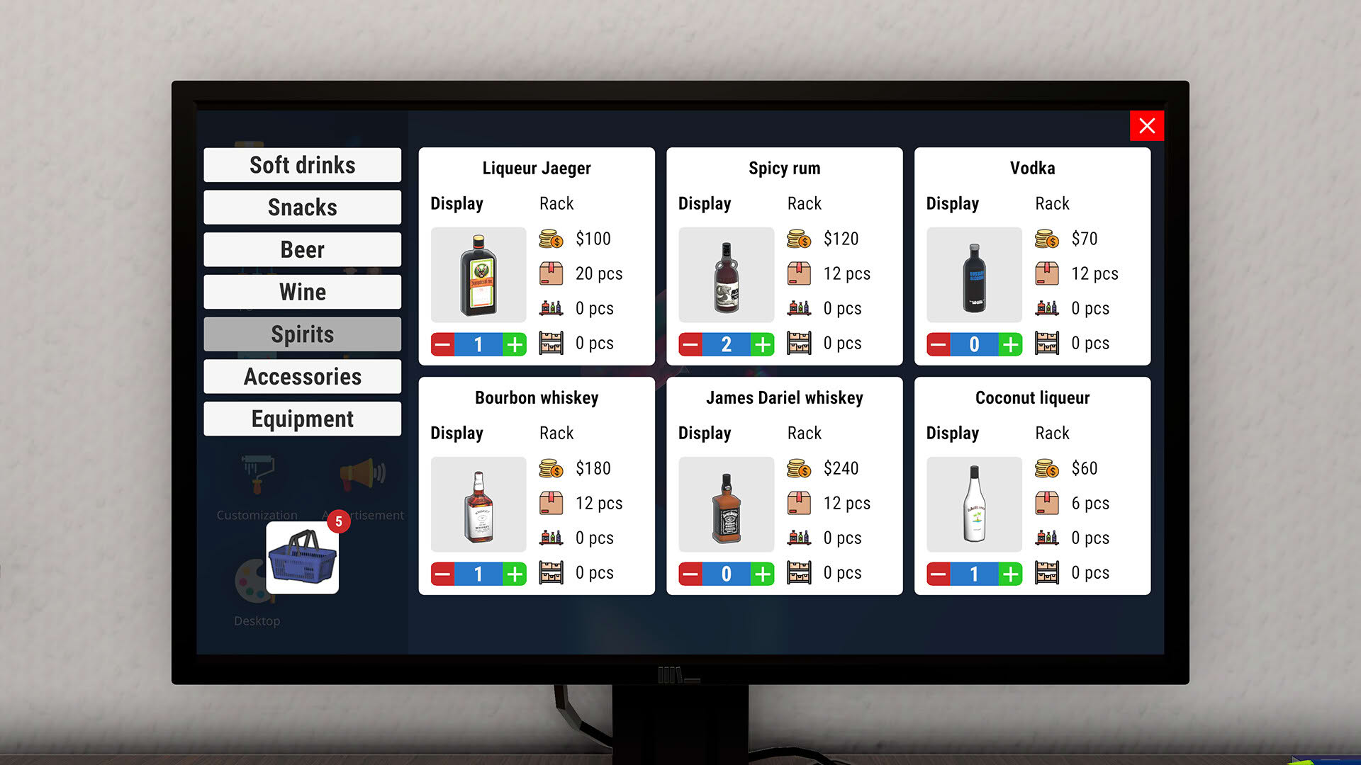 Screenshot for Liquor Store Simulator