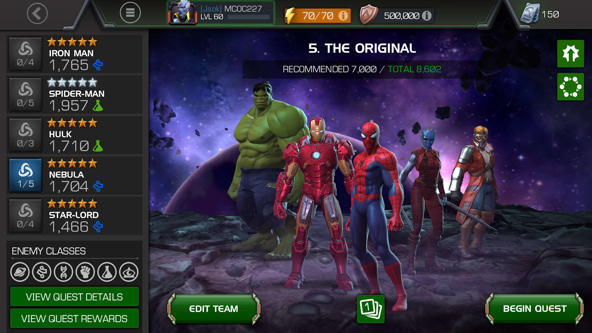 Screenshot for Marvel Contest of Champions