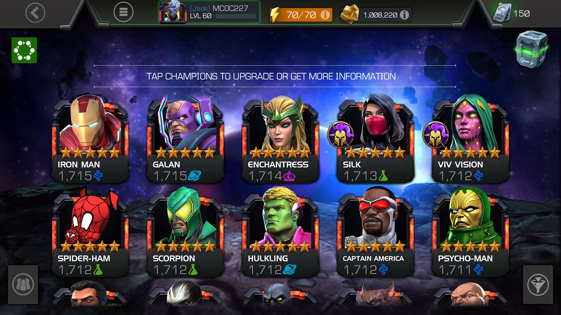 Screenshot for Marvel Contest of Champions