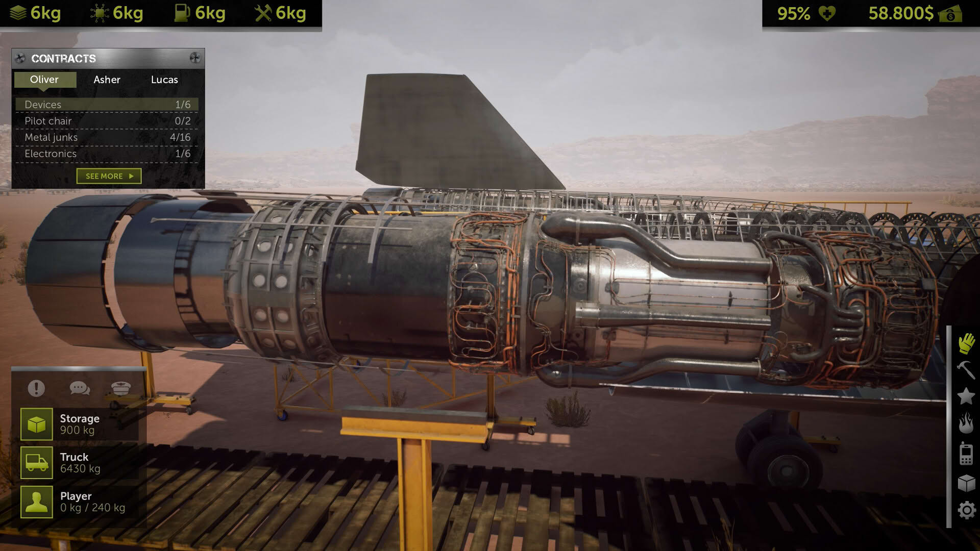 Screenshot for Plane Graveyard Simulator