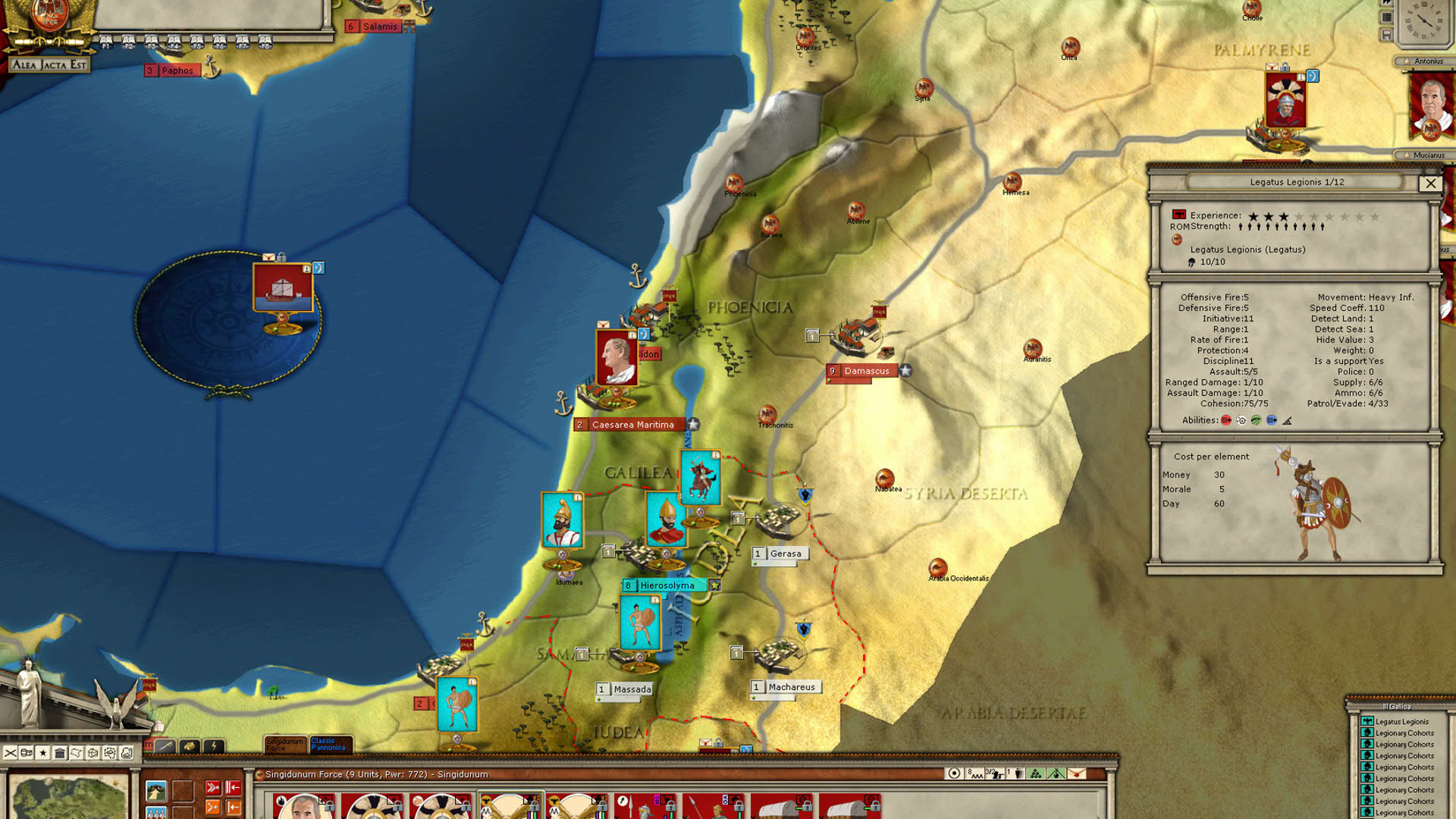 Screenshot for Alea Jacta Est